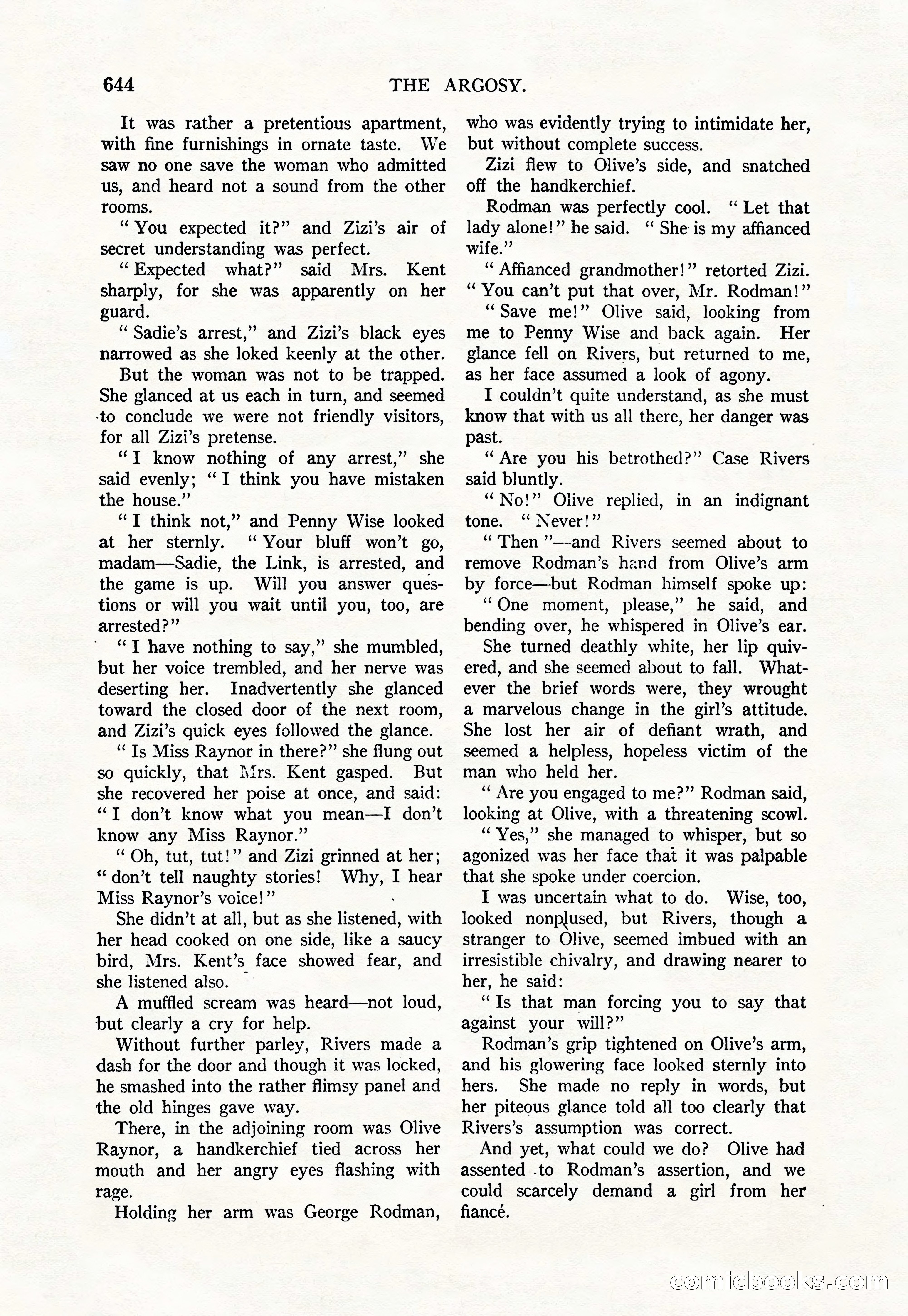 Argosy — "Through Rabat's Eyes" — page 126 of 192
