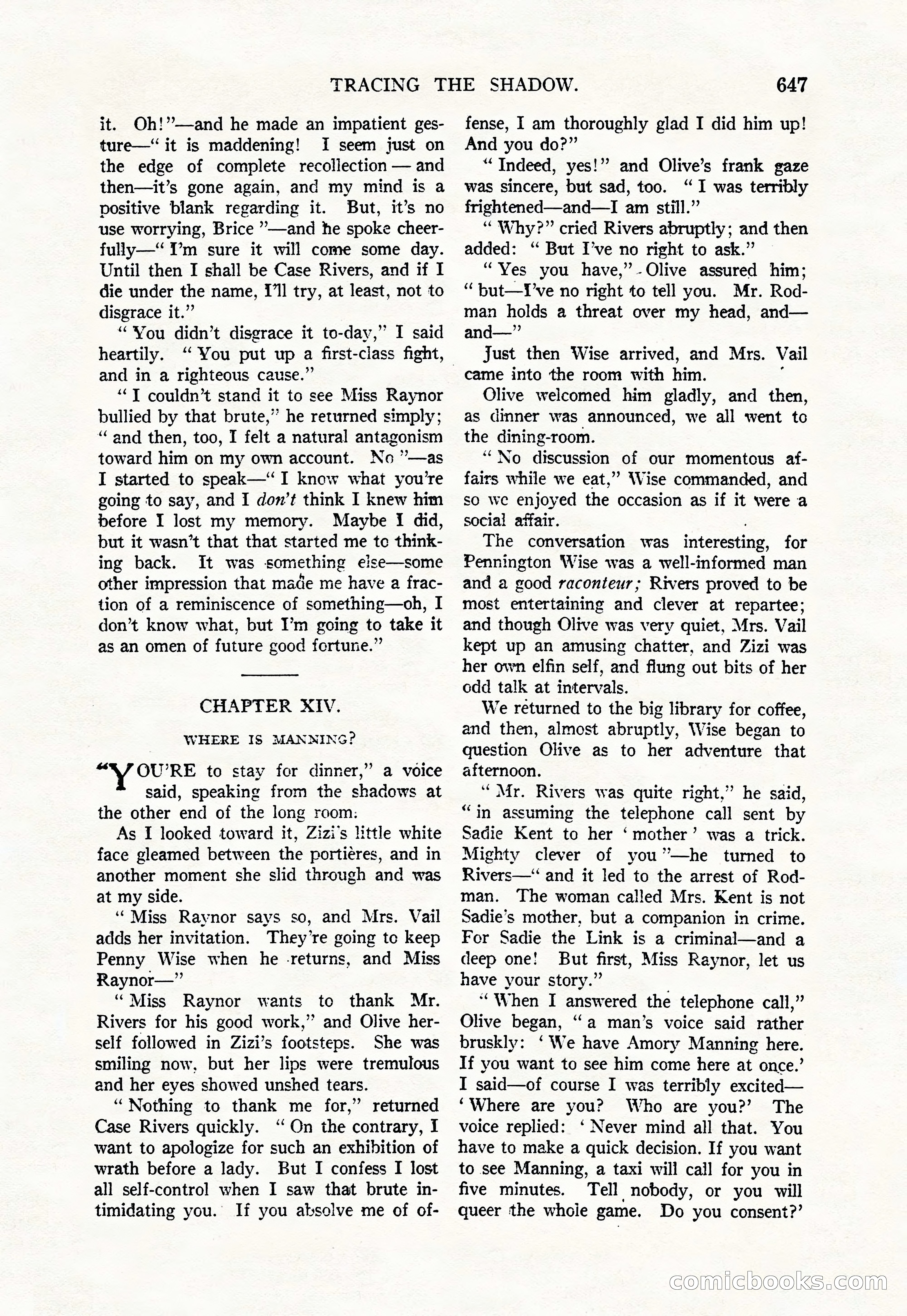 Argosy — "Through Rabat's Eyes" — page 129 of 192