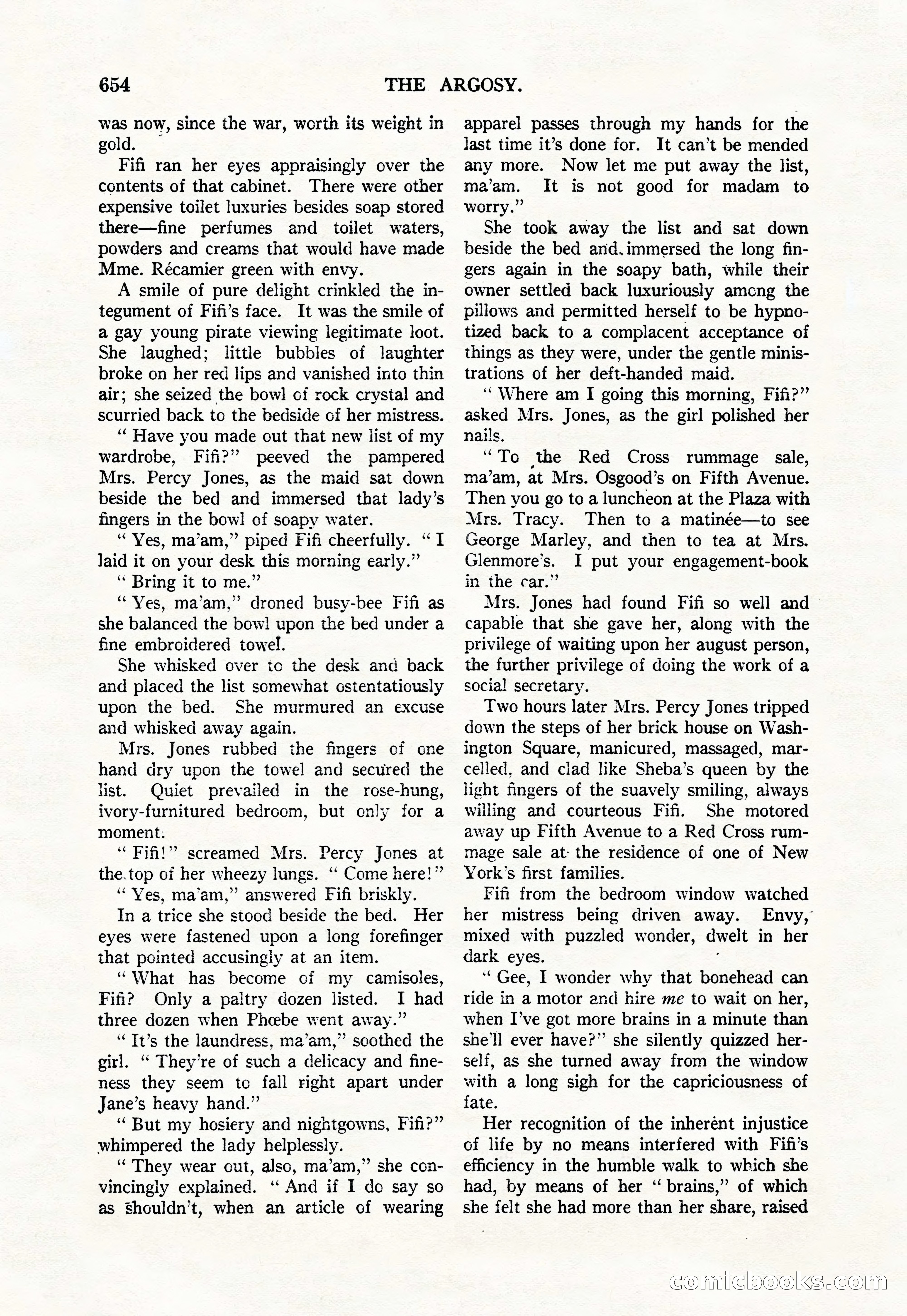 Argosy — "Through Rabat's Eyes" — page 136 of 192