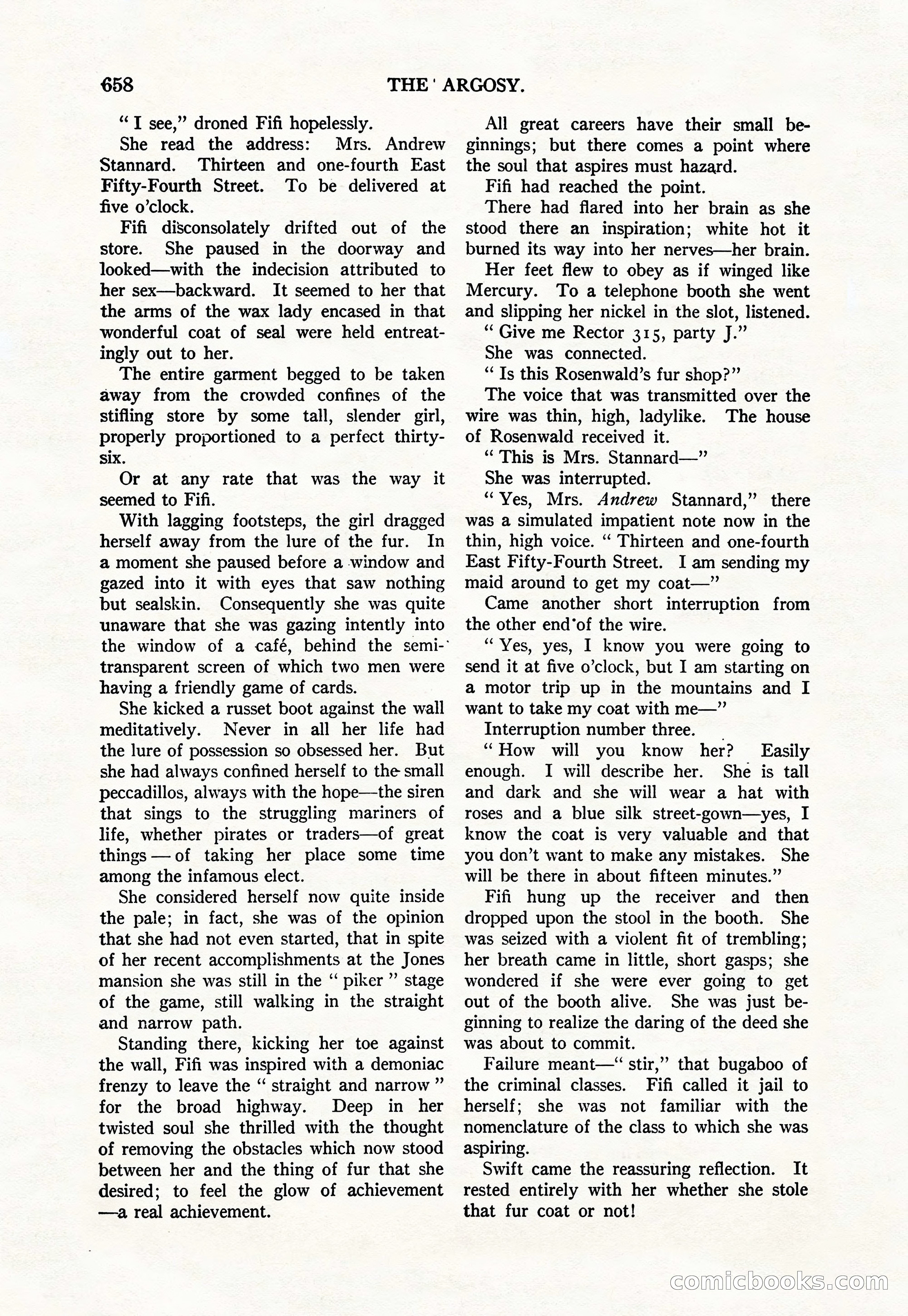 Argosy — "Through Rabat's Eyes" — page 140 of 192