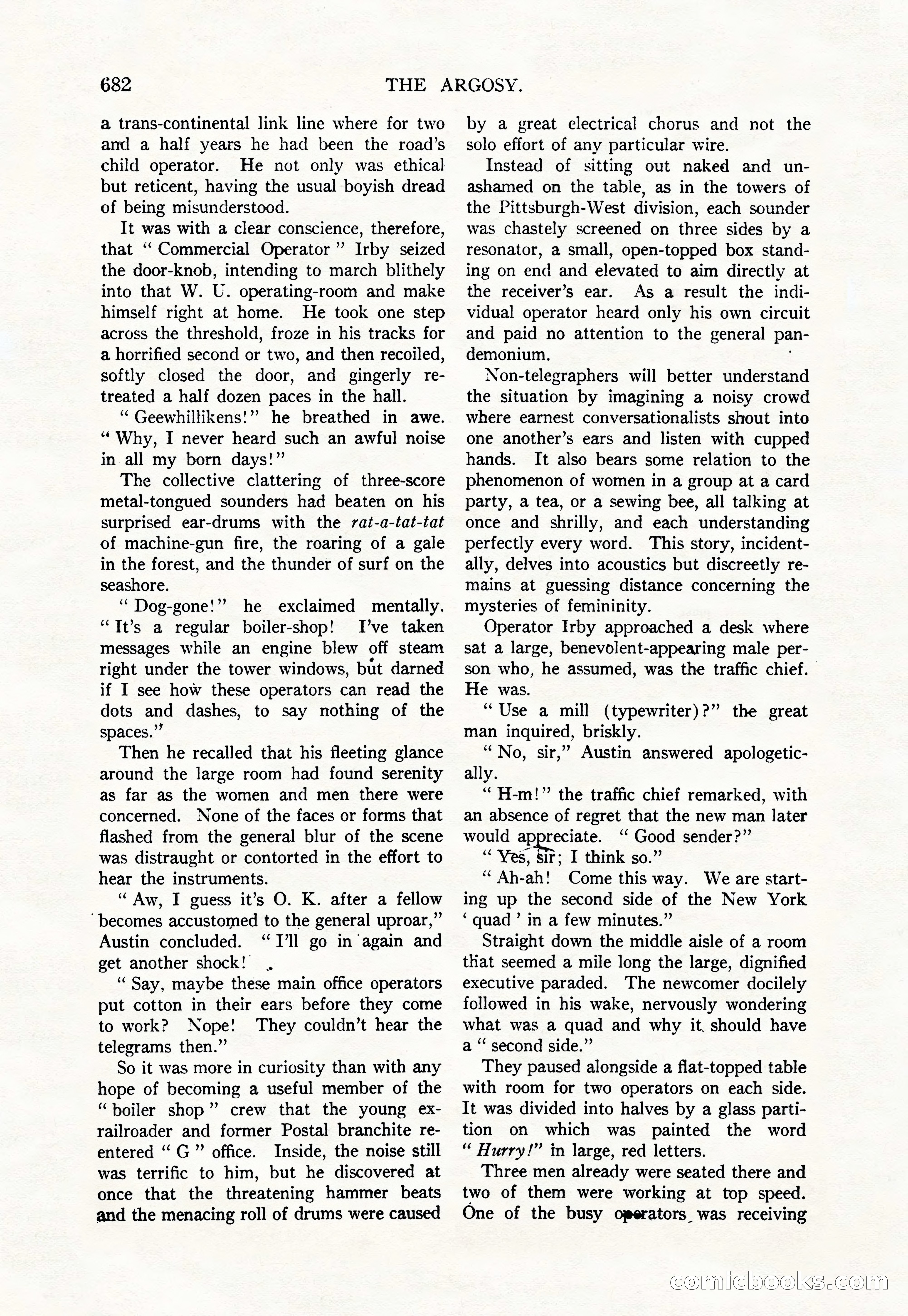 Argosy — "Through Rabat's Eyes" — page 164 of 192
