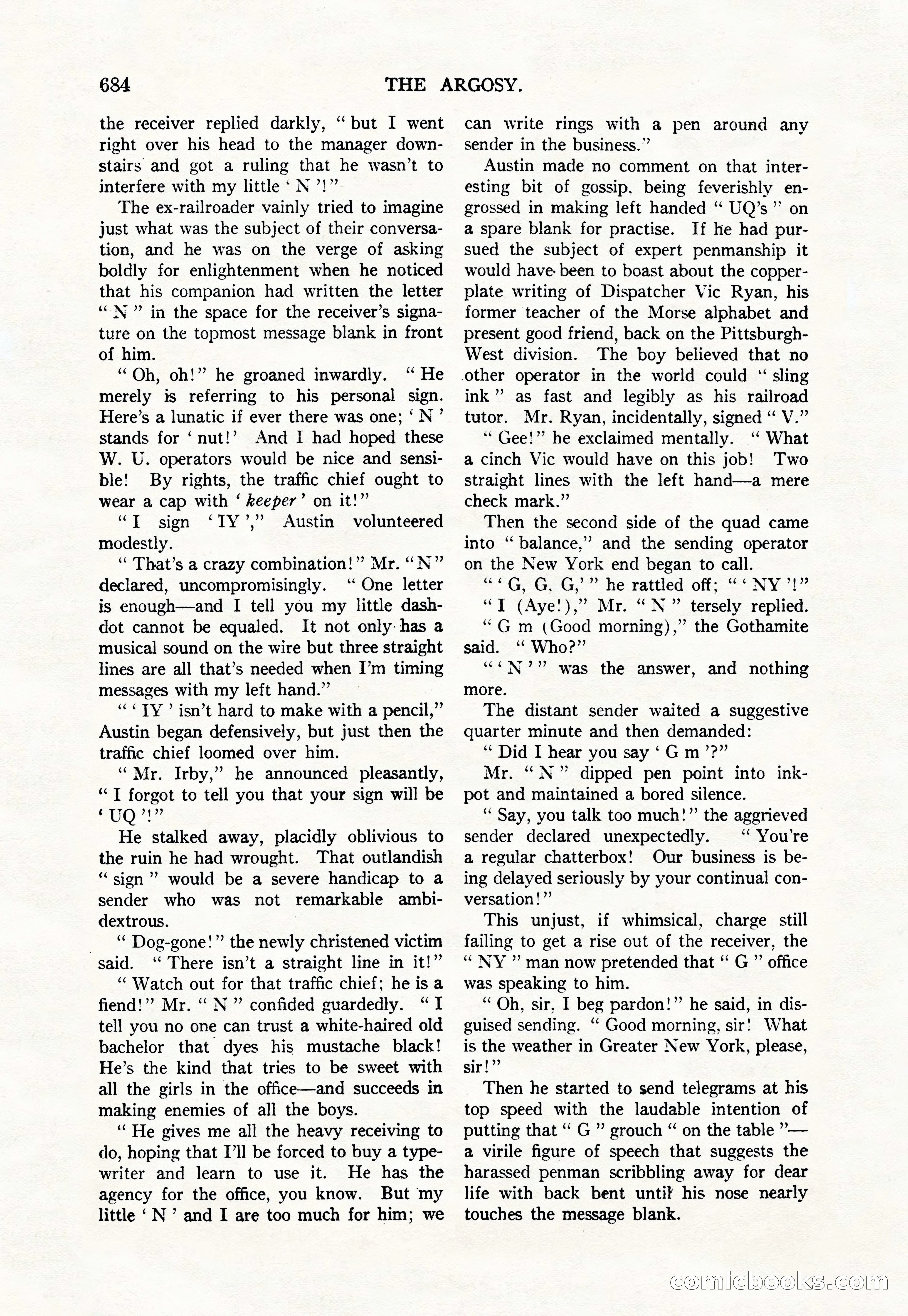 Argosy — "Through Rabat's Eyes" — page 166 of 192