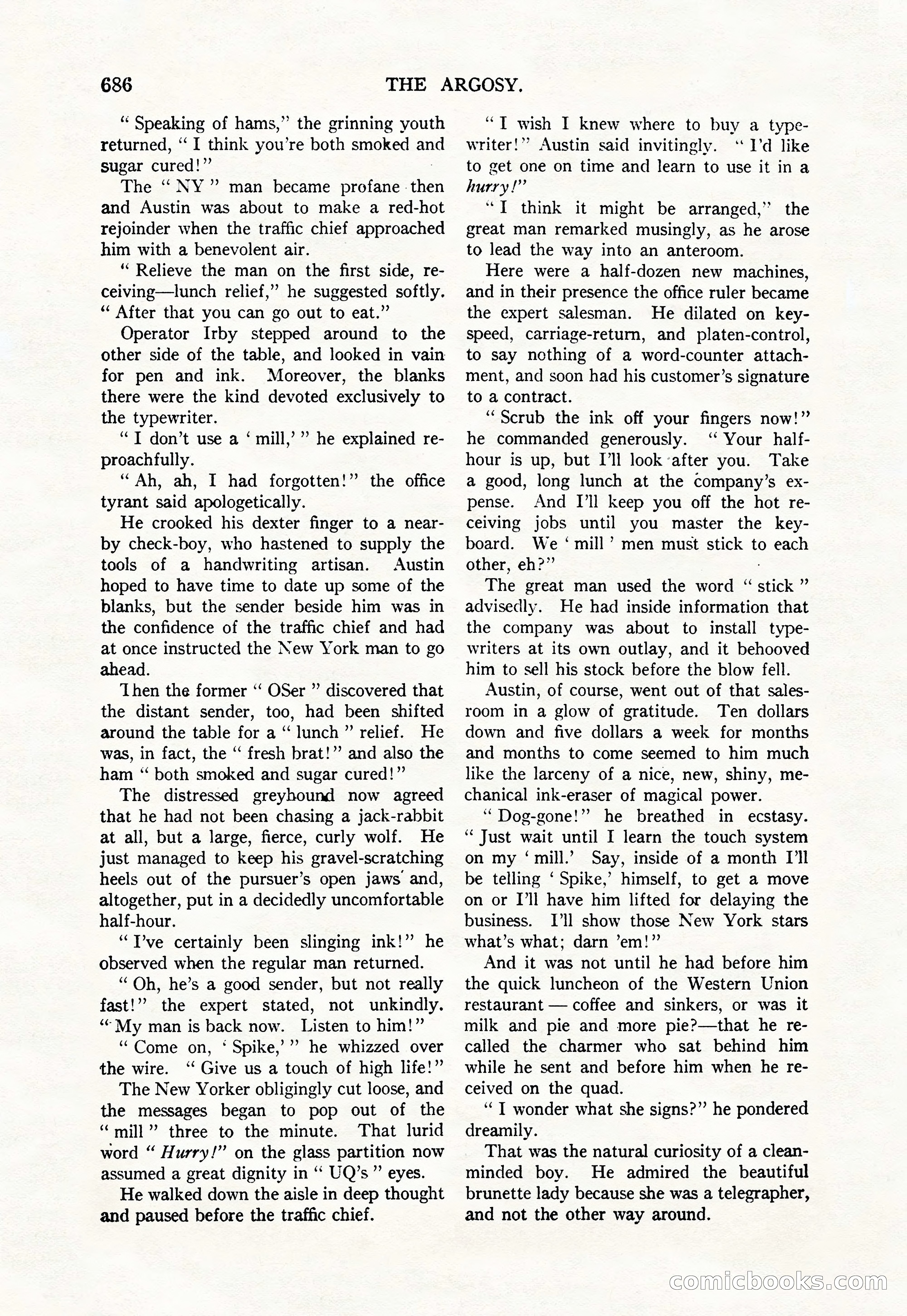 Argosy — "Through Rabat's Eyes" — page 168 of 192