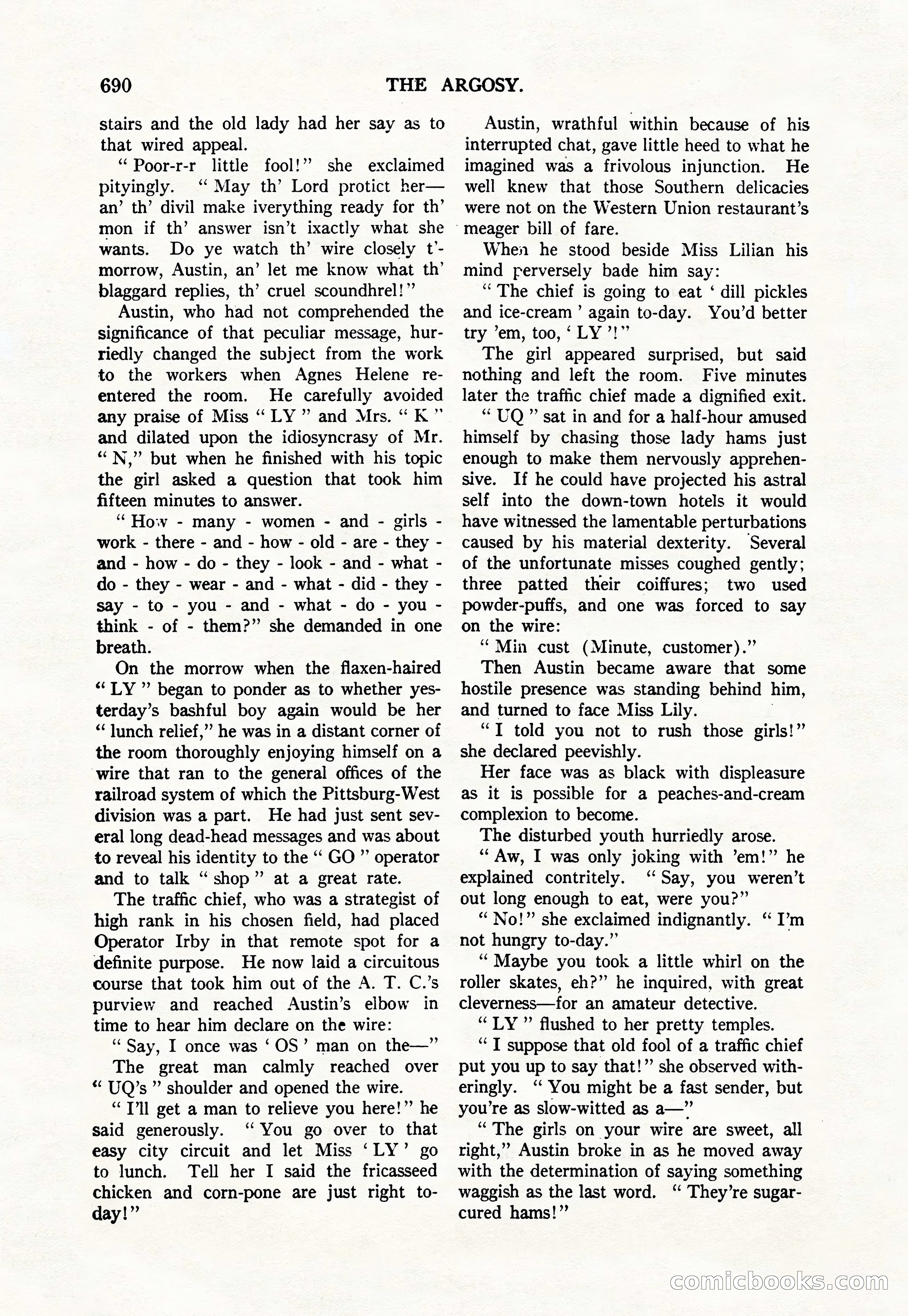 Argosy — "Through Rabat's Eyes" — page 172 of 192