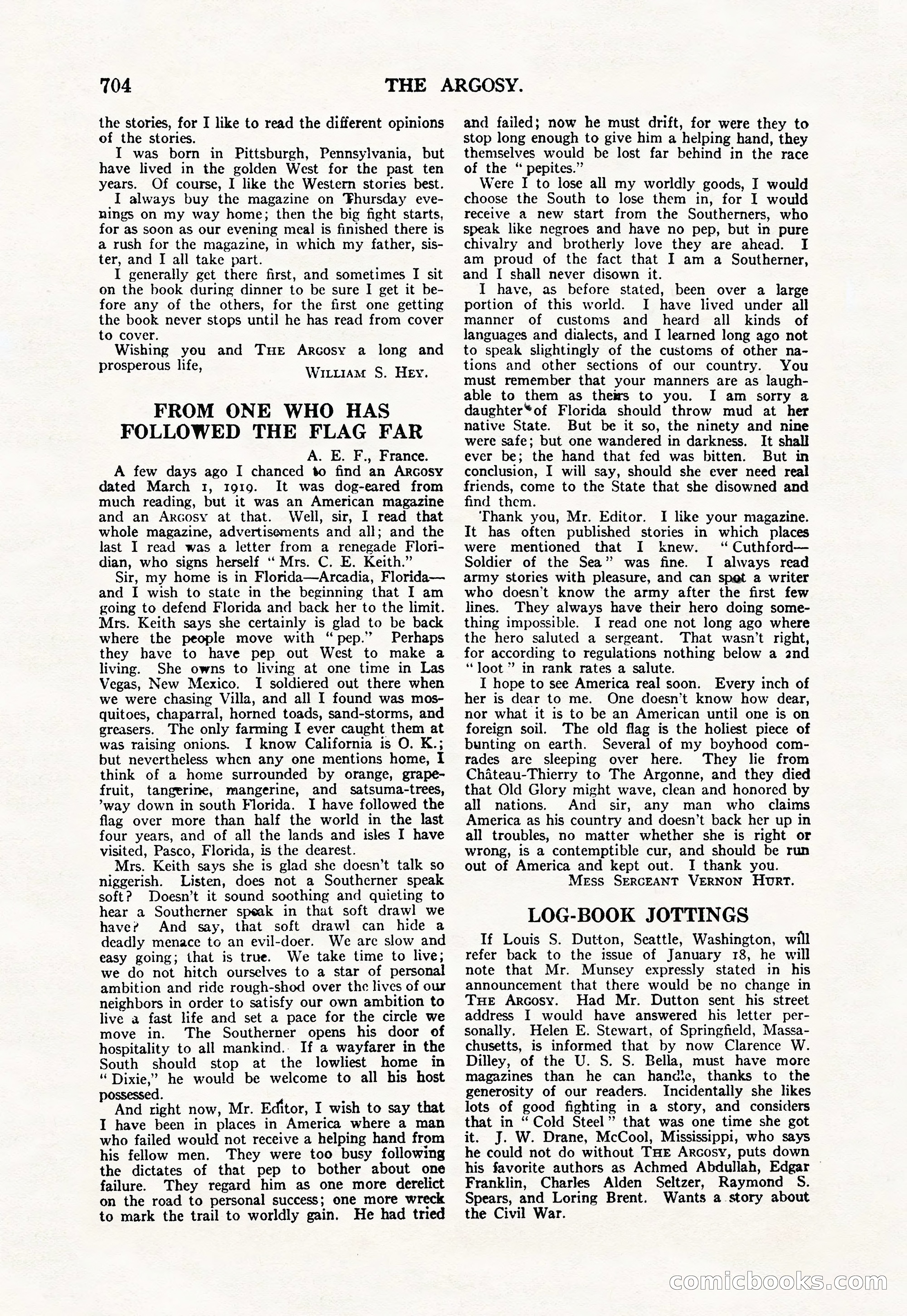 Argosy — "Through Rabat's Eyes" — page 186 of 192