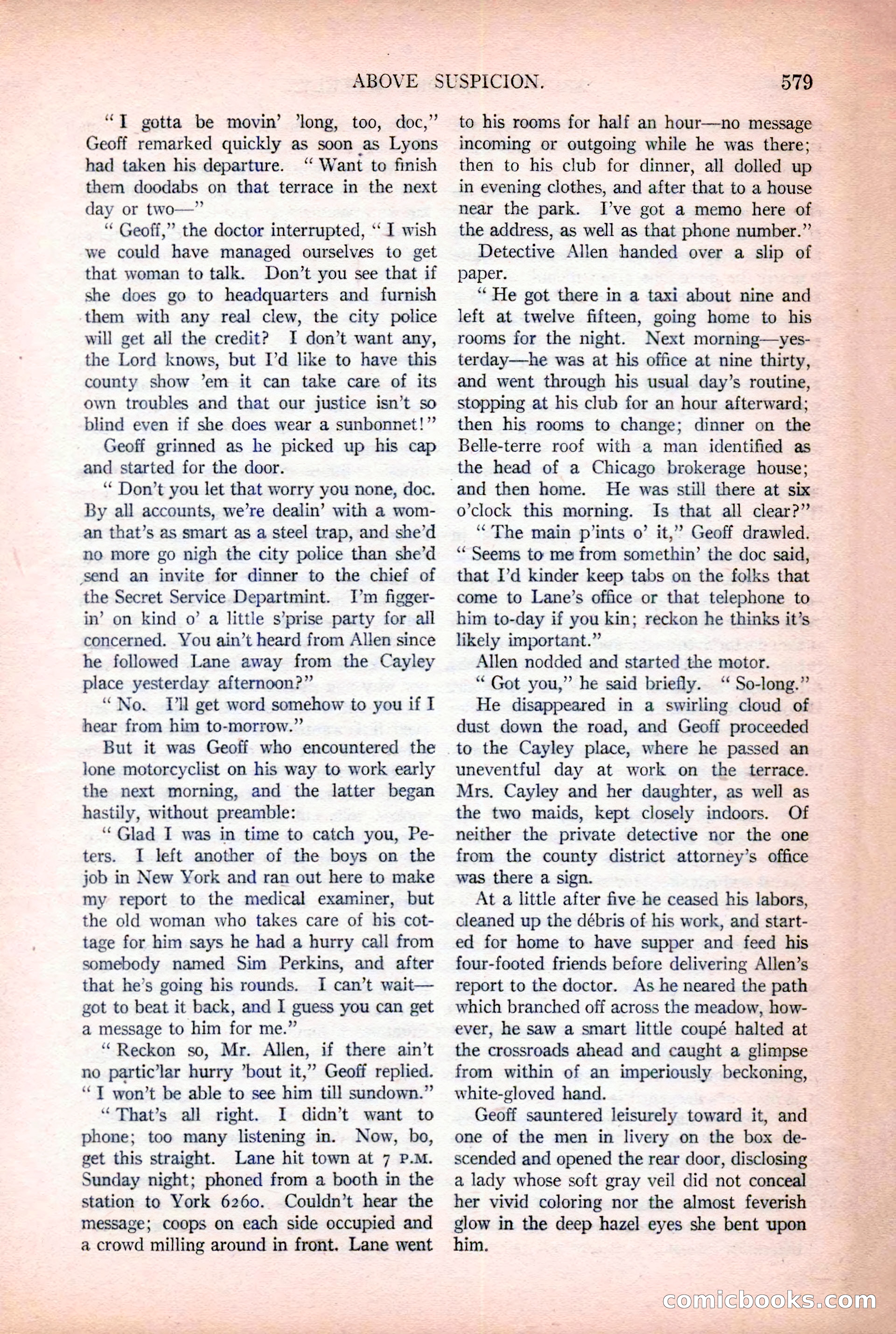 Argosy All-Story Weekly, December 2, 1922 — page 109 of 176
