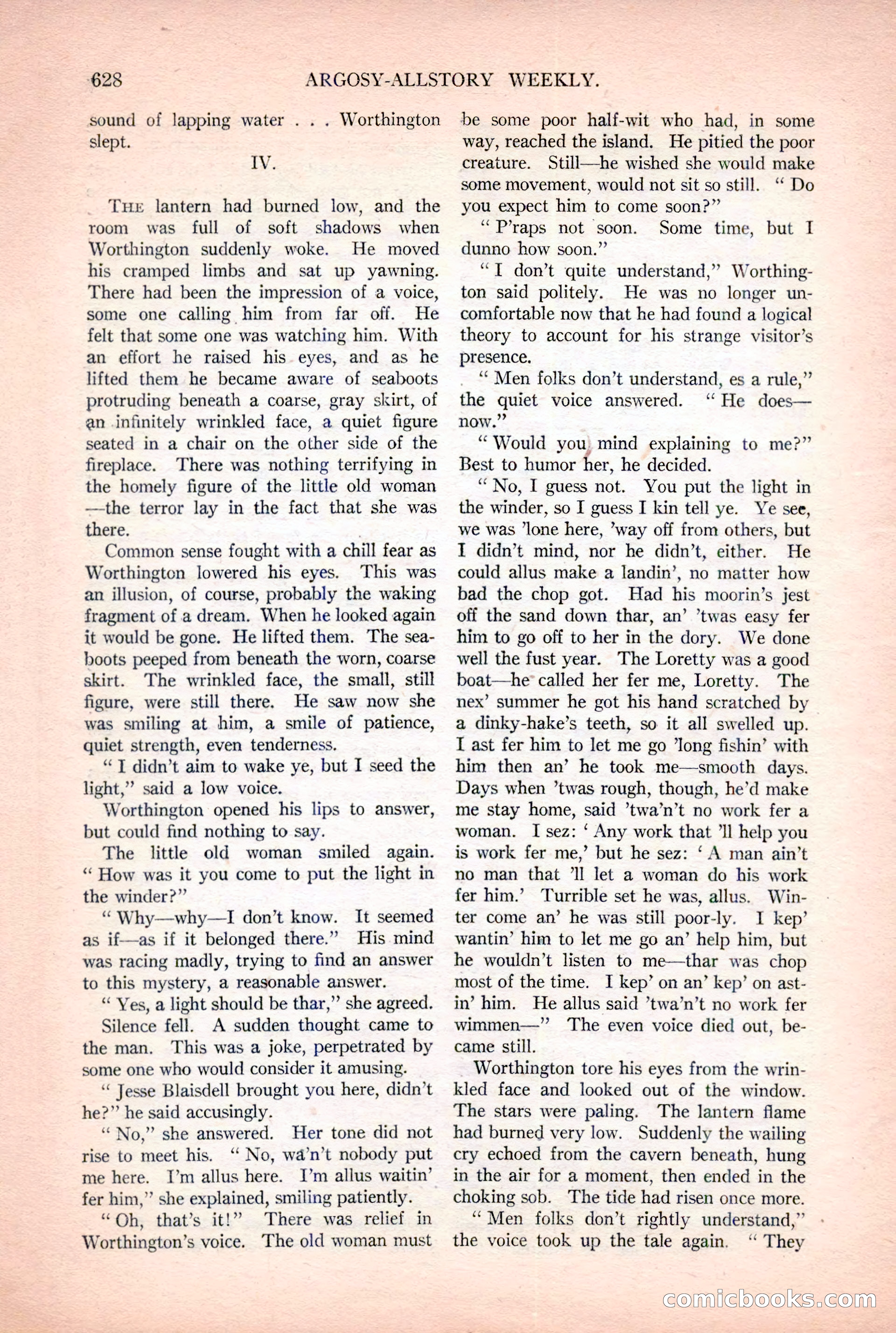 Argosy All-Story Weekly, December 2, 1922 — page 158 of 176