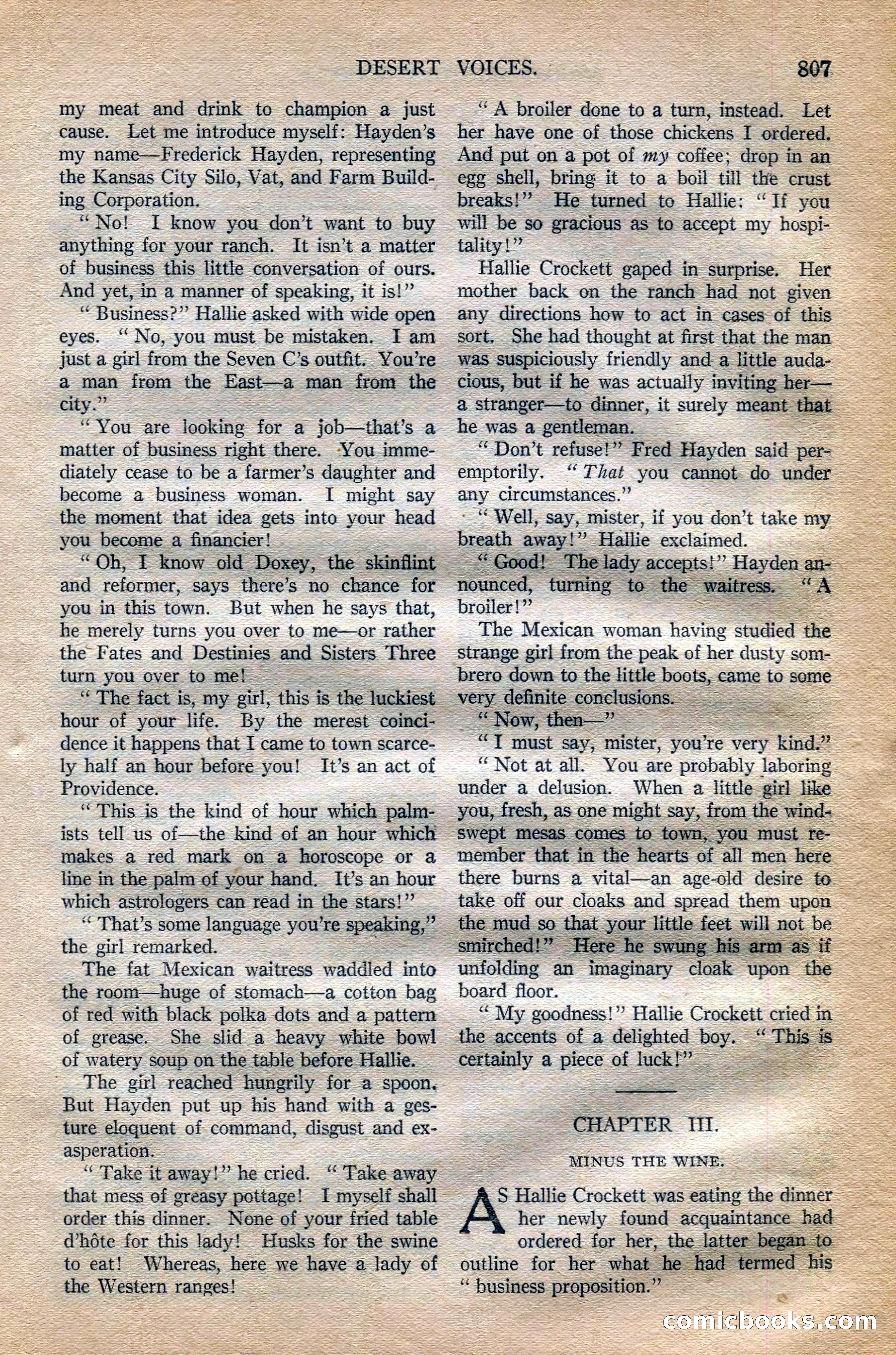 Argosy All-Story Weekly, October 6, 1923 — page 25 of 196