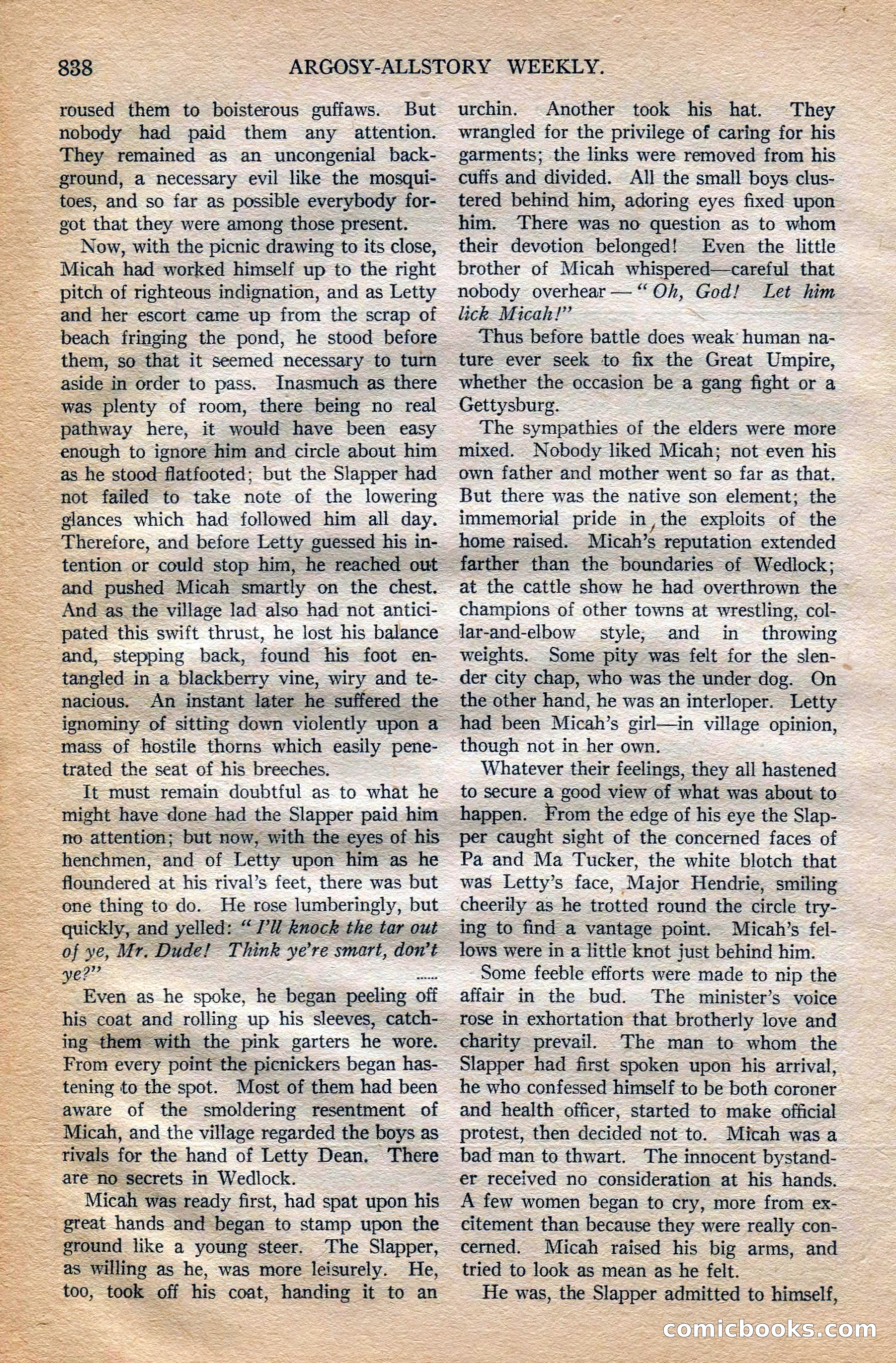 Argosy All-Story Weekly, October 6, 1923 — page 56 of 196