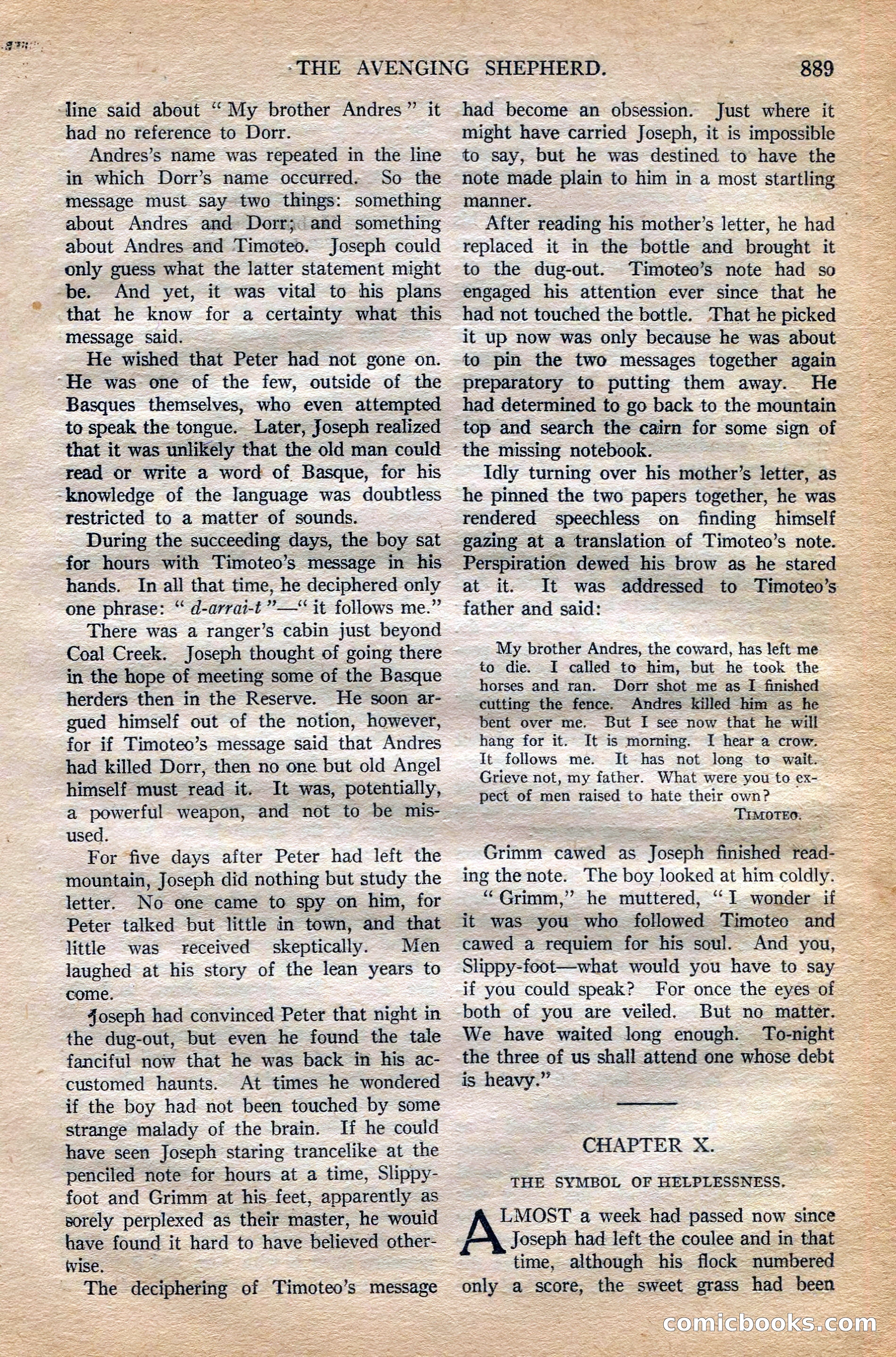 Argosy All-Story Weekly, October 6, 1923 — page 107 of 196
