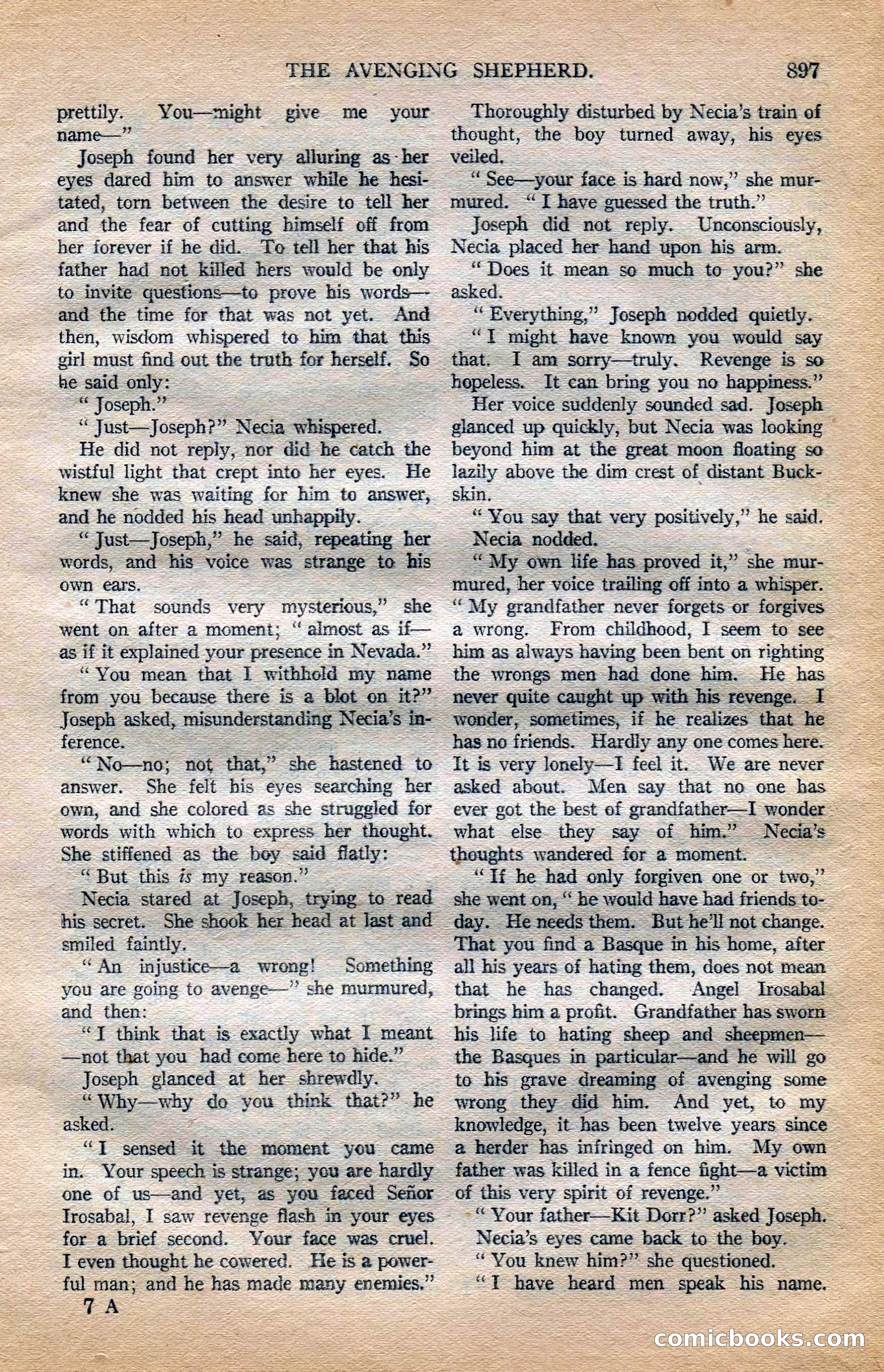 Argosy All-Story Weekly, October 6, 1923 — page 115 of 196