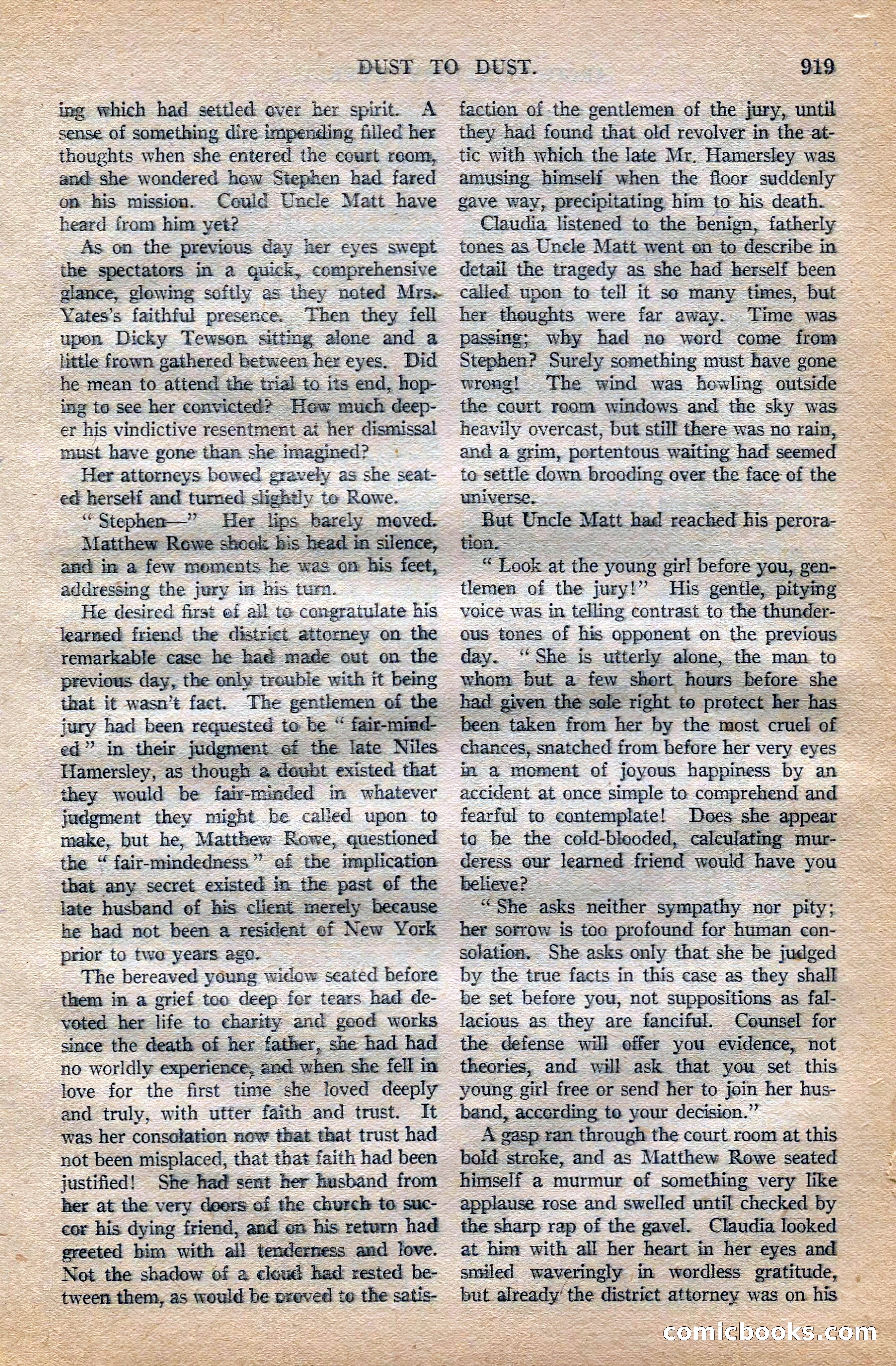Argosy All-Story Weekly, October 6, 1923 — page 137 of 196