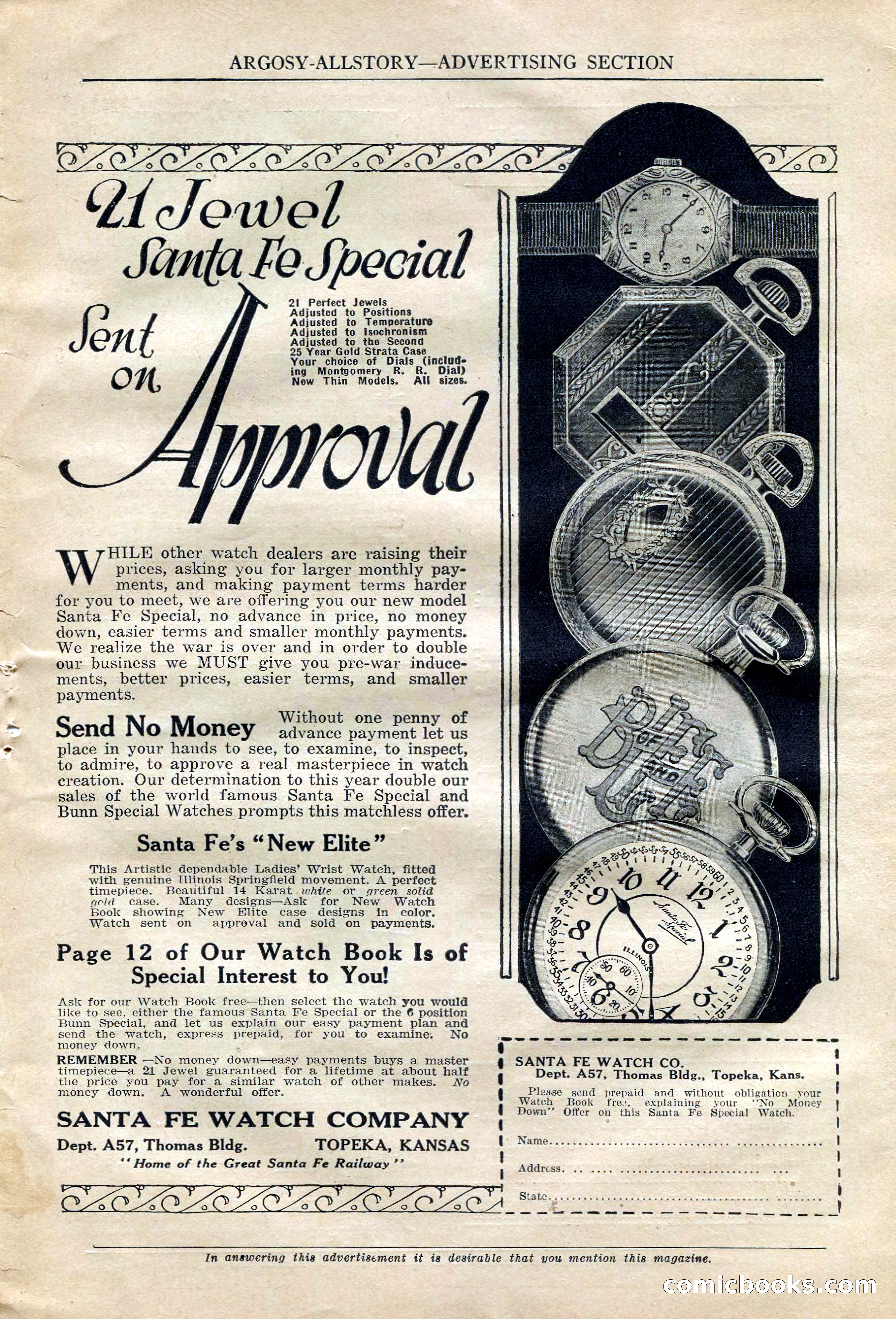 Argosy All-Story Weekly, October 6, 1923 — page 191 of 196