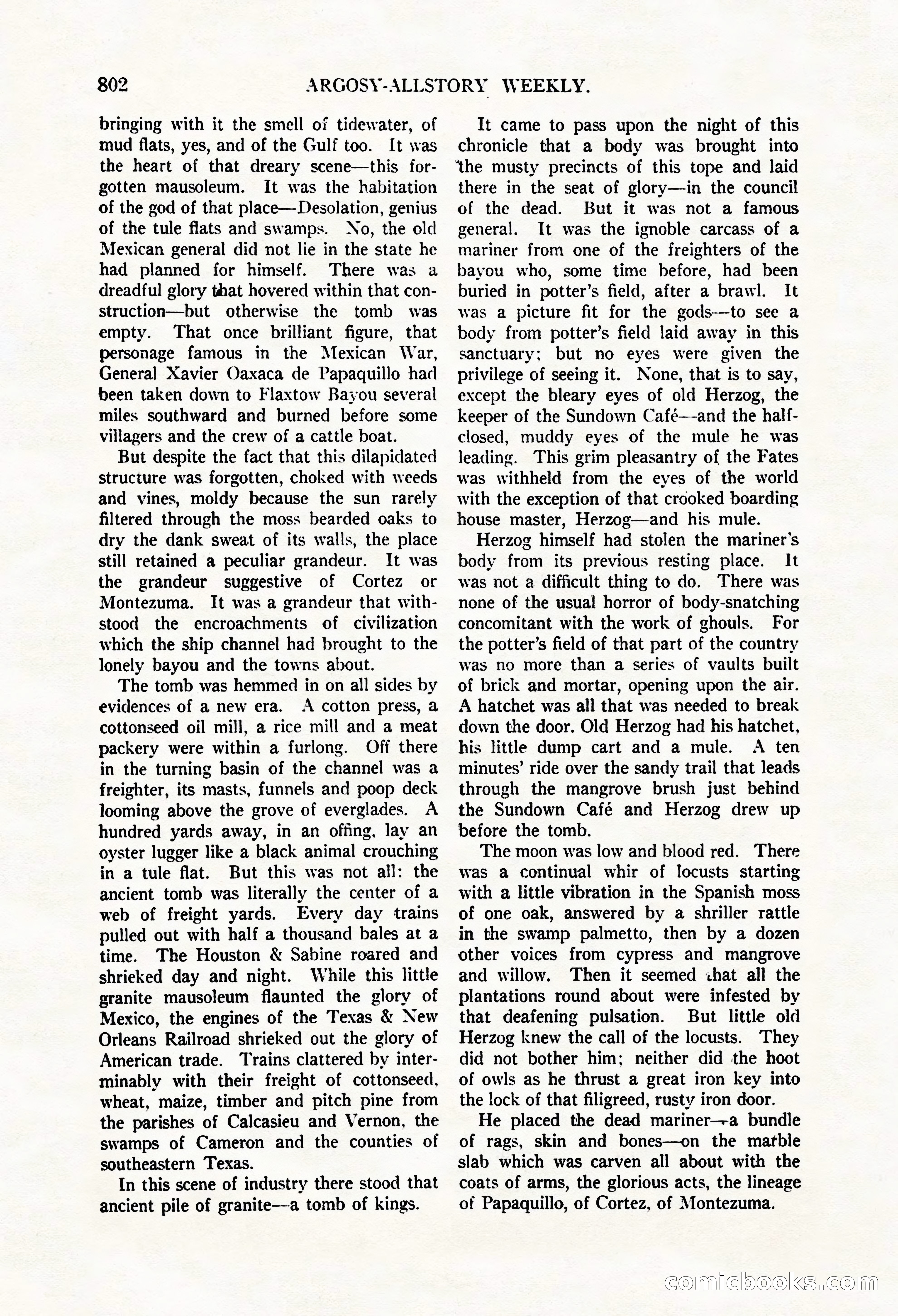 Argosy All-Story Weekly, May 3, 1924 — page 12 of 186