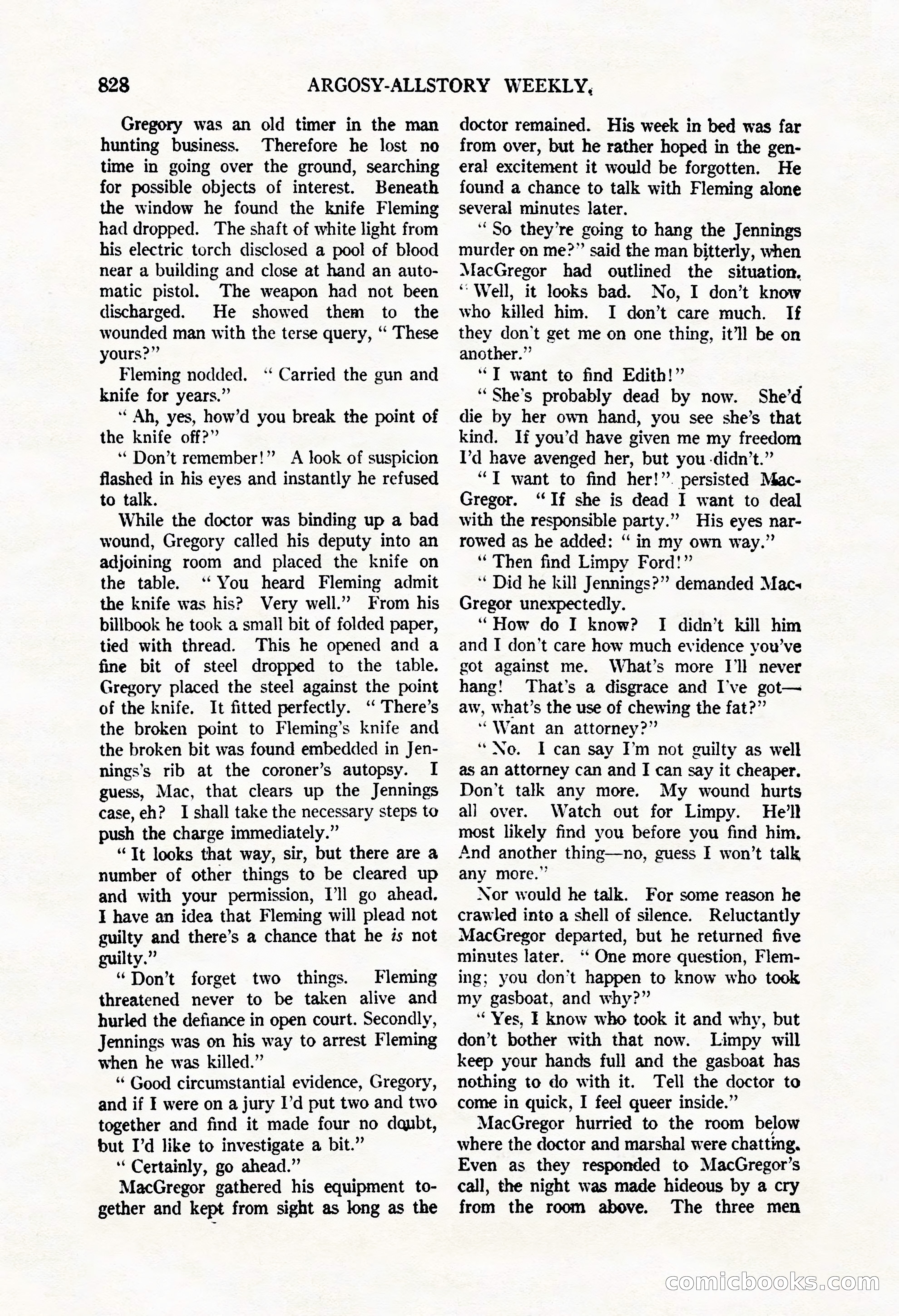 Argosy All-Story Weekly, May 3, 1924 — page 38 of 186
