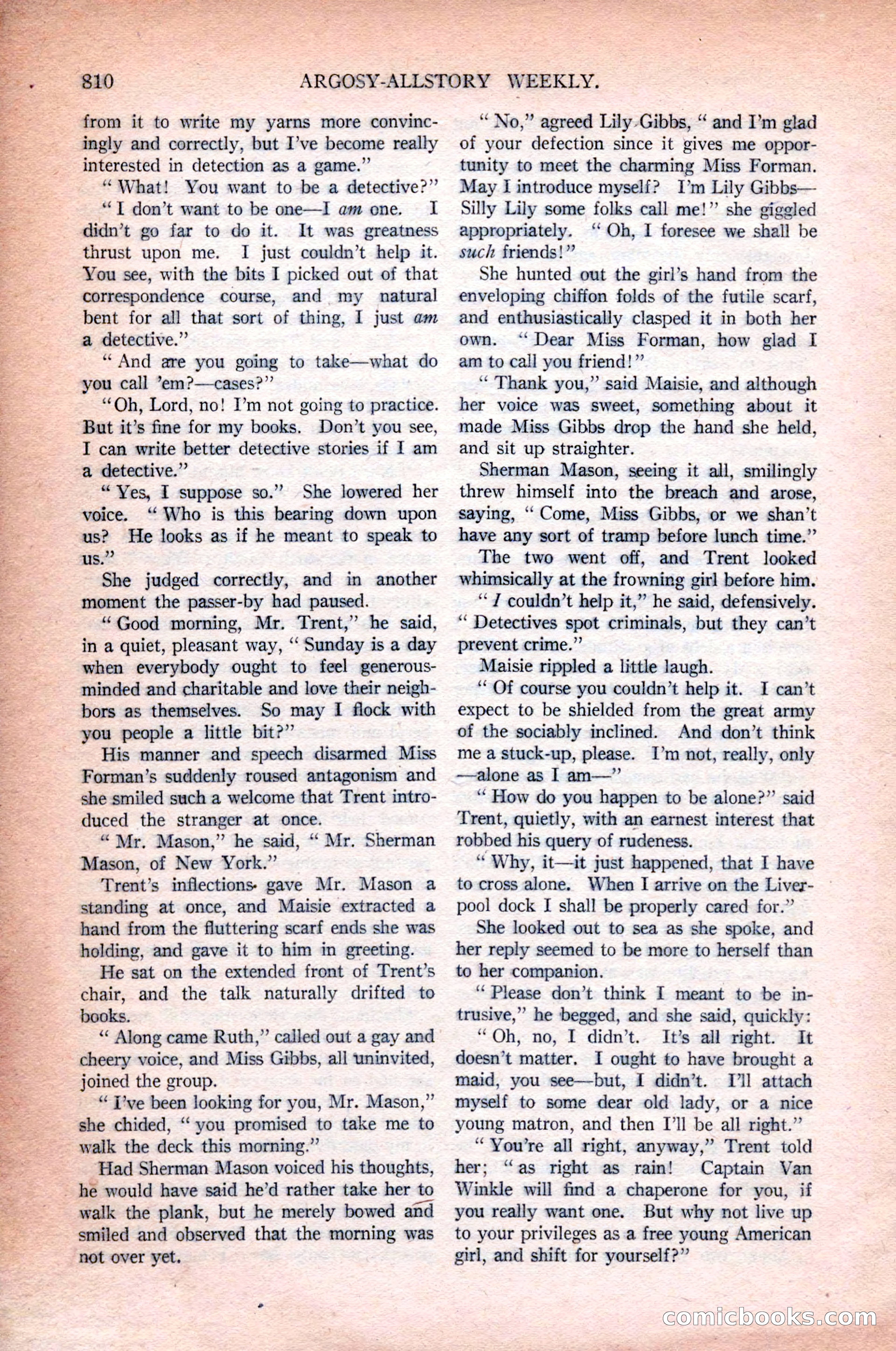 Argosy All-Story Weekly, October 31, 1925 — page 14 of 166