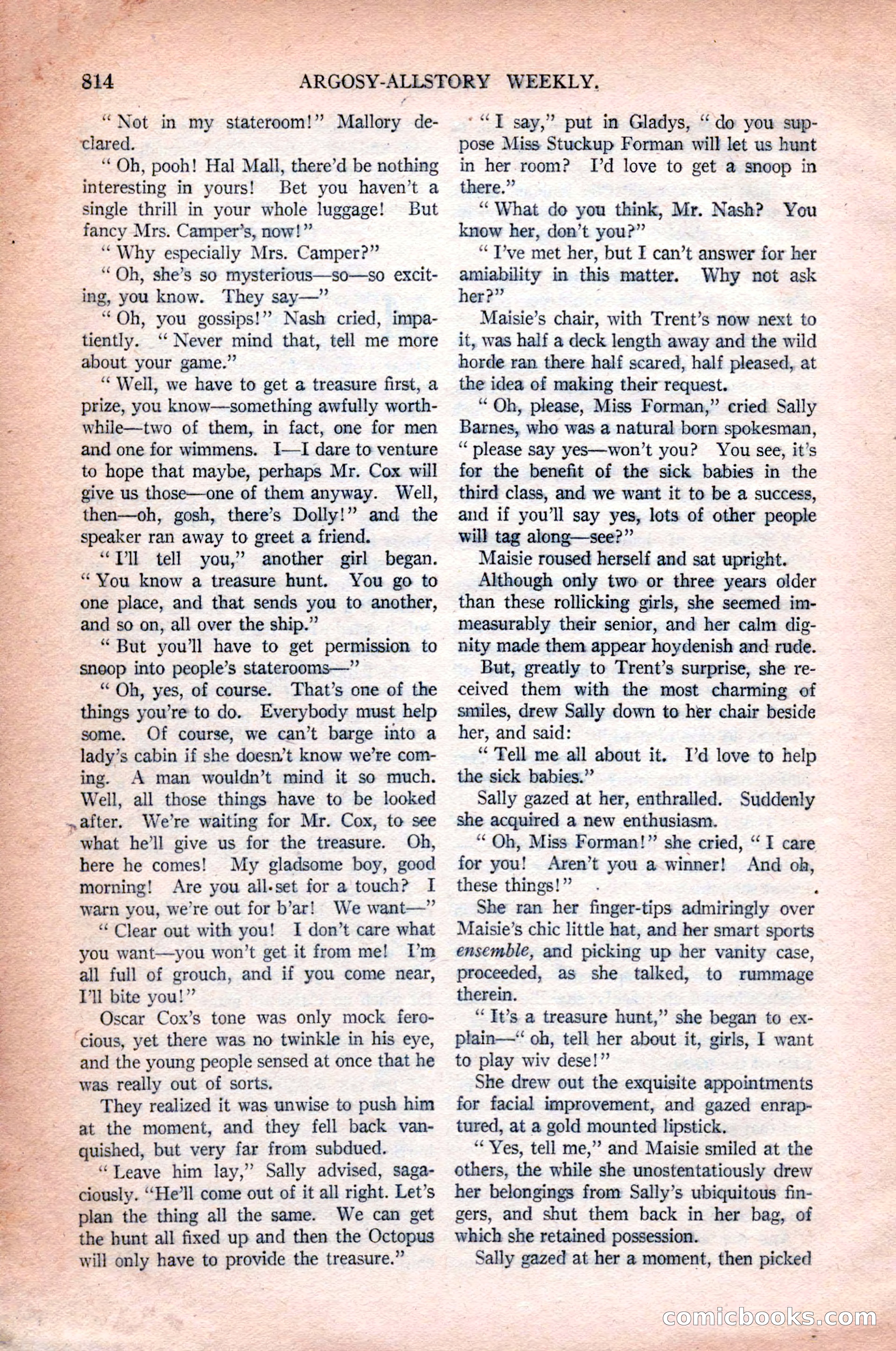 Argosy All-Story Weekly, October 31, 1925 — page 18 of 166