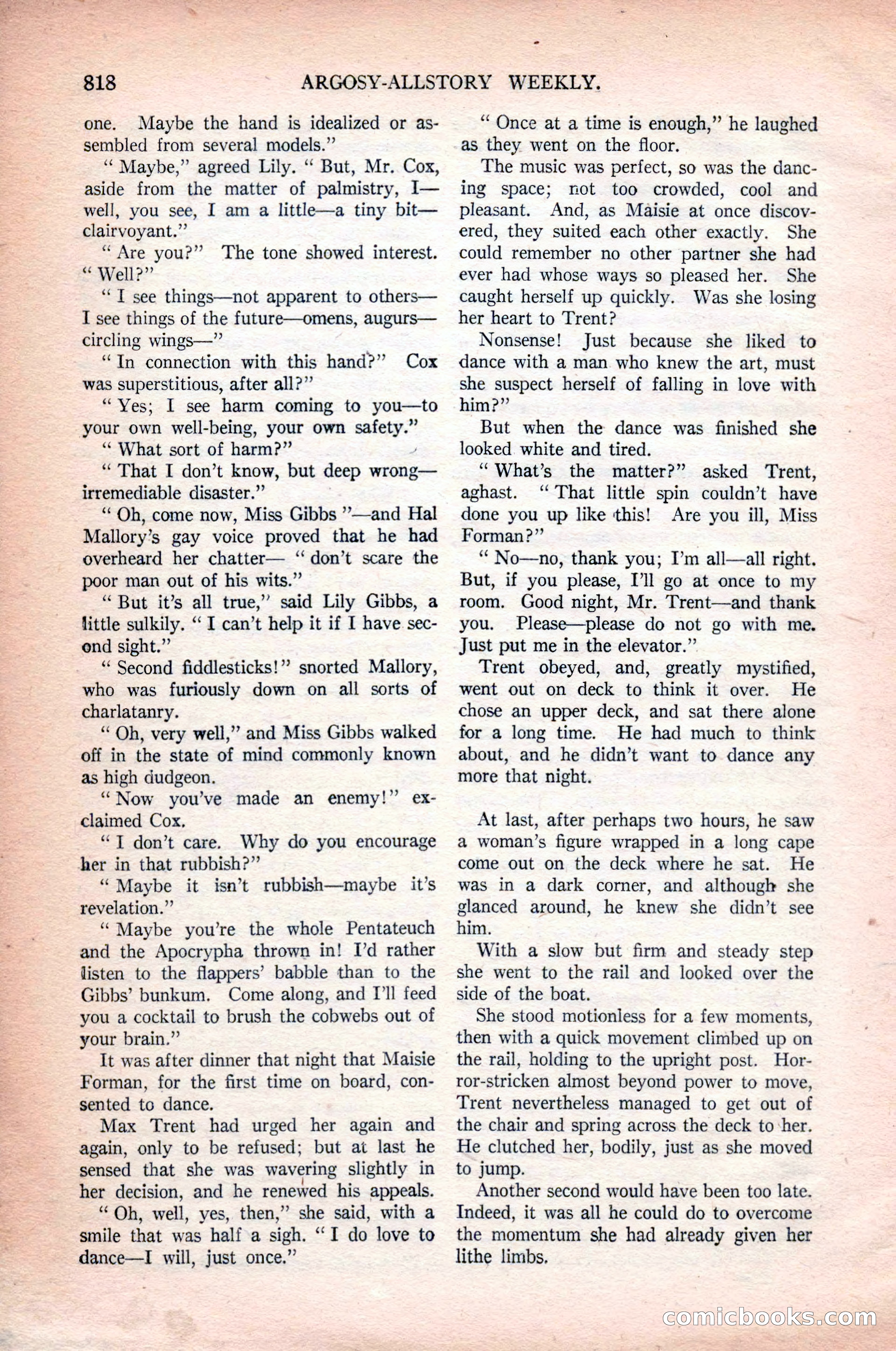 Argosy All-Story Weekly, October 31, 1925 — page 22 of 166