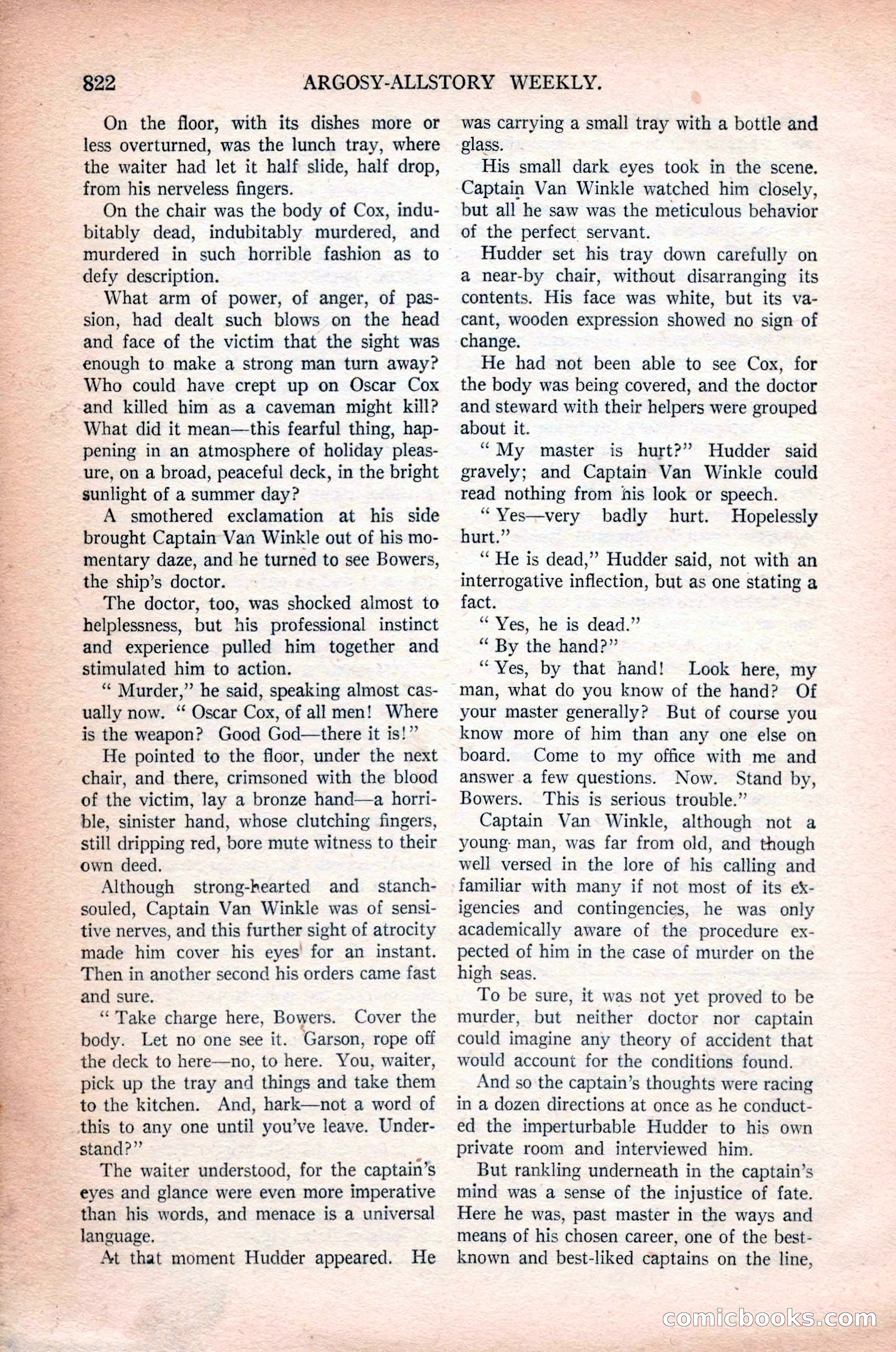 Argosy All-Story Weekly, October 31, 1925 — page 26 of 166