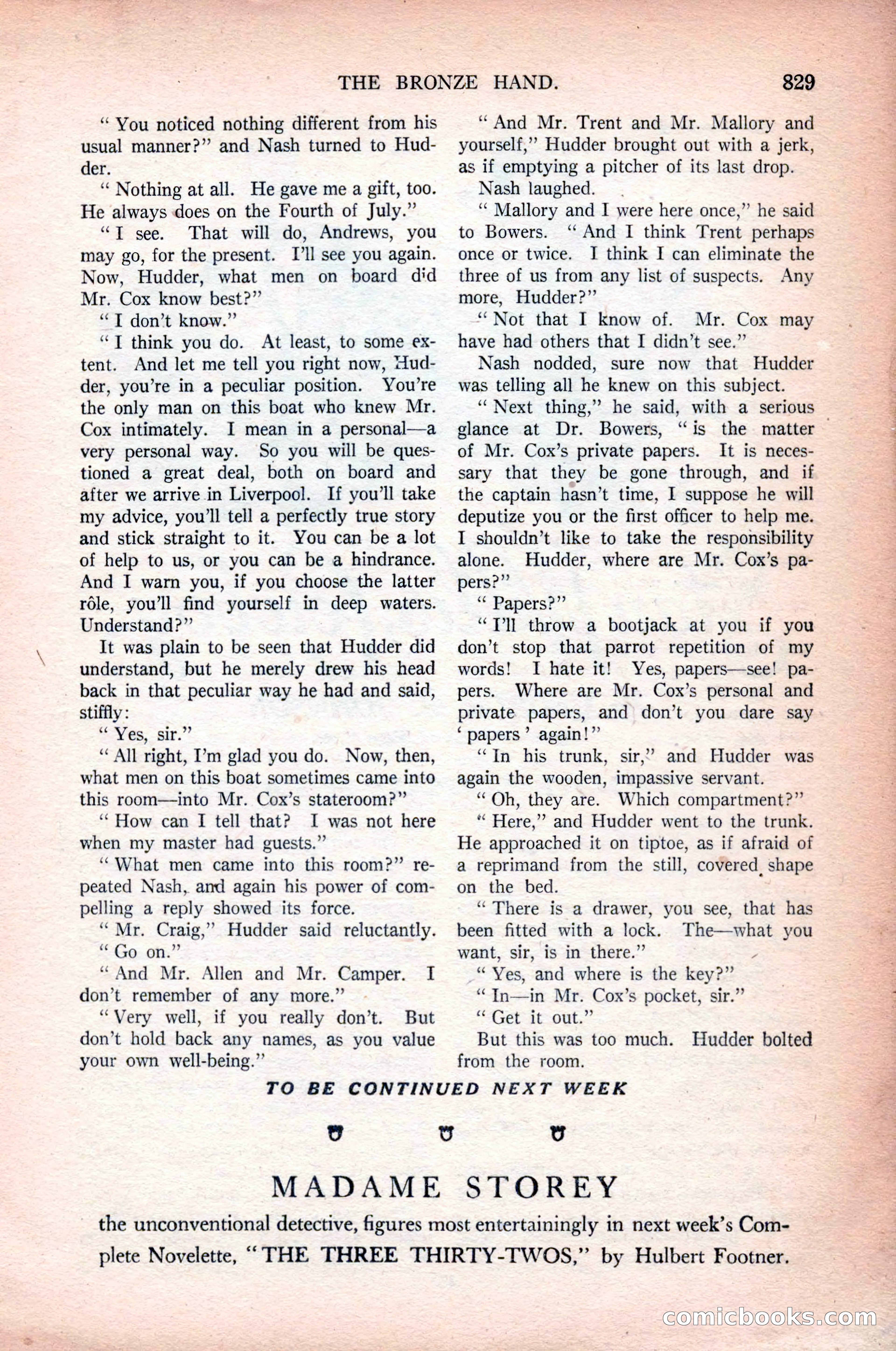 Argosy All-Story Weekly, October 31, 1925 — page 33 of 166