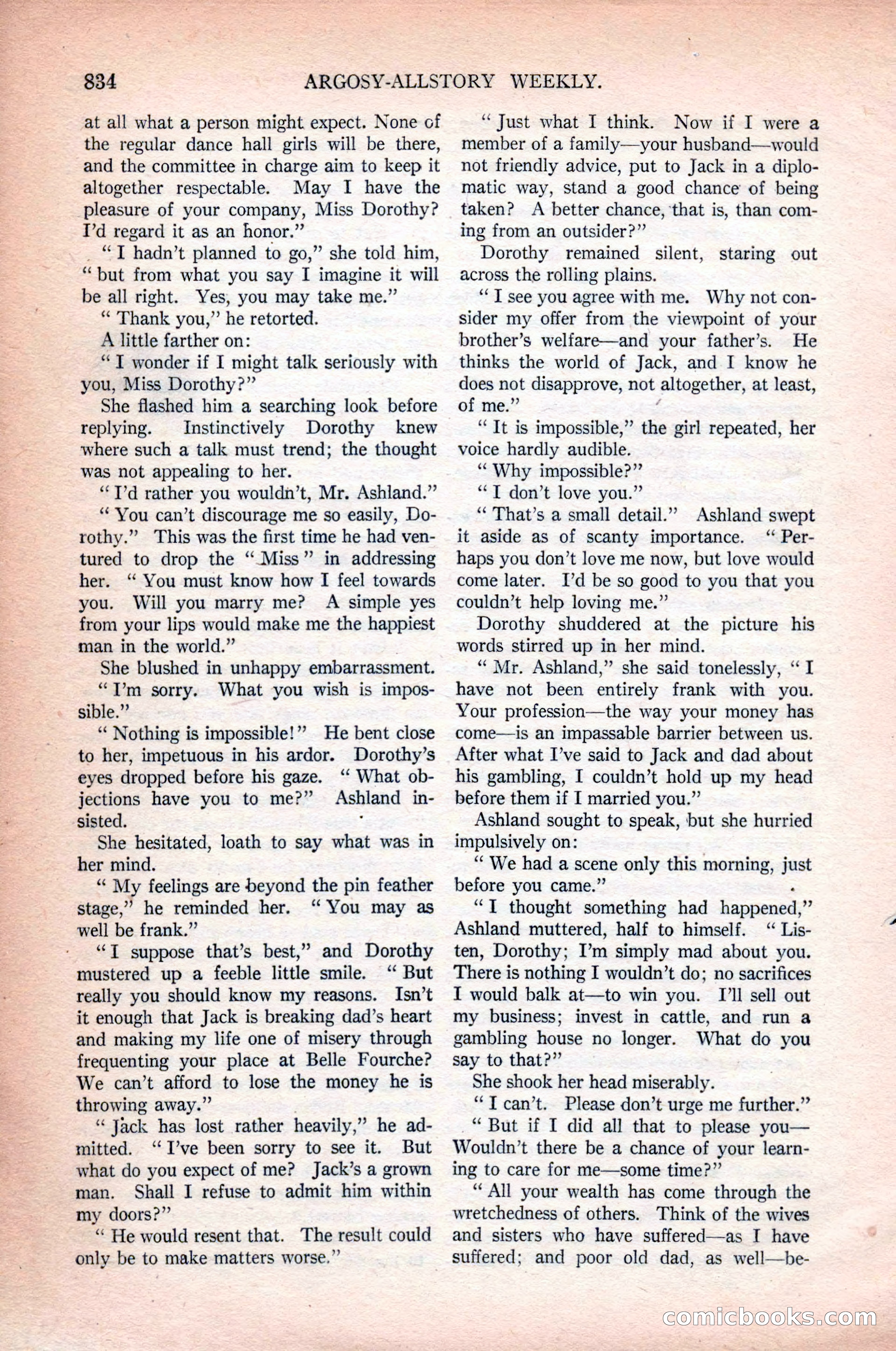 Argosy All-Story Weekly, October 31, 1925 — page 38 of 166