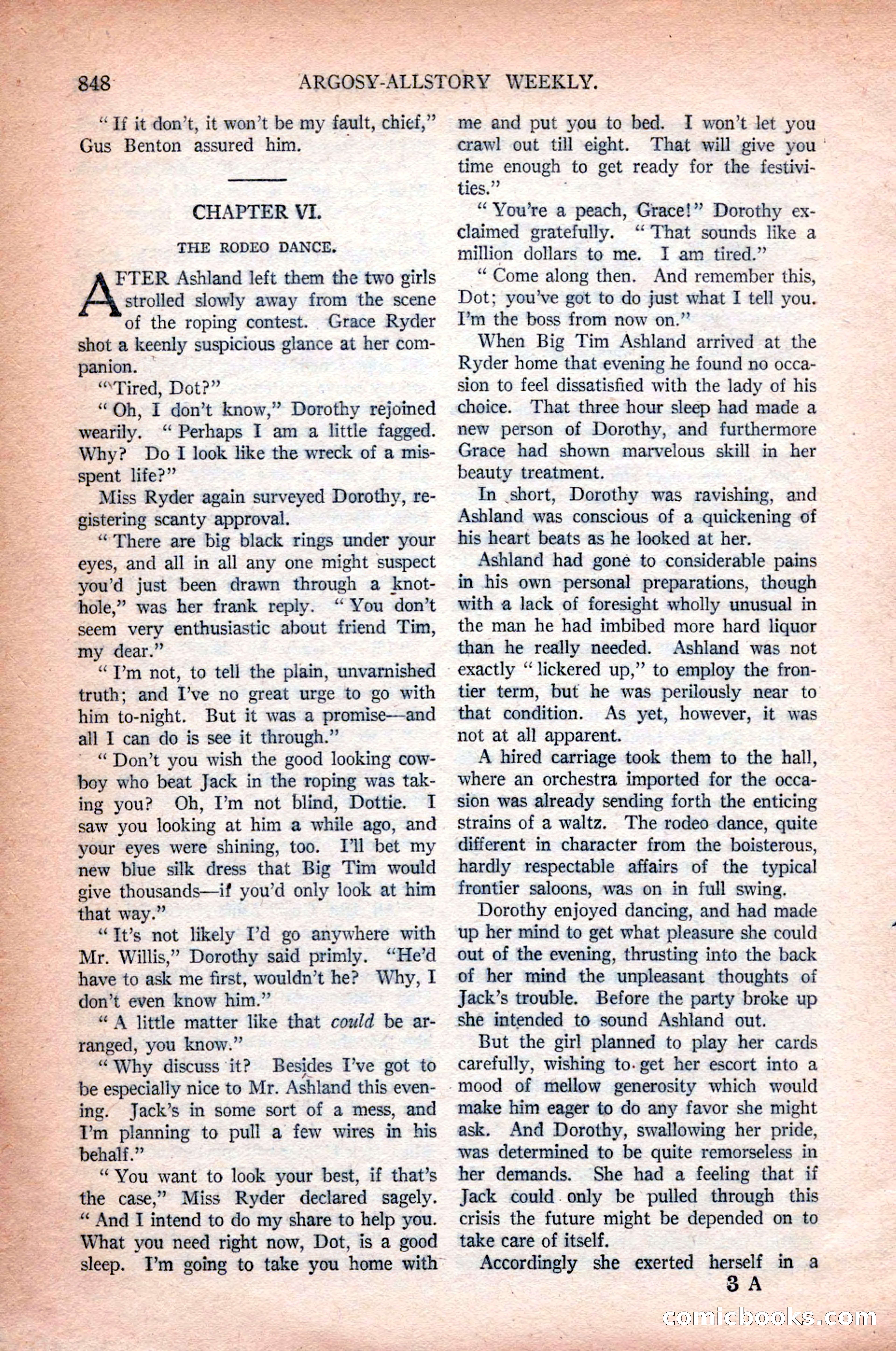 Argosy All-Story Weekly, October 31, 1925 — page 52 of 166