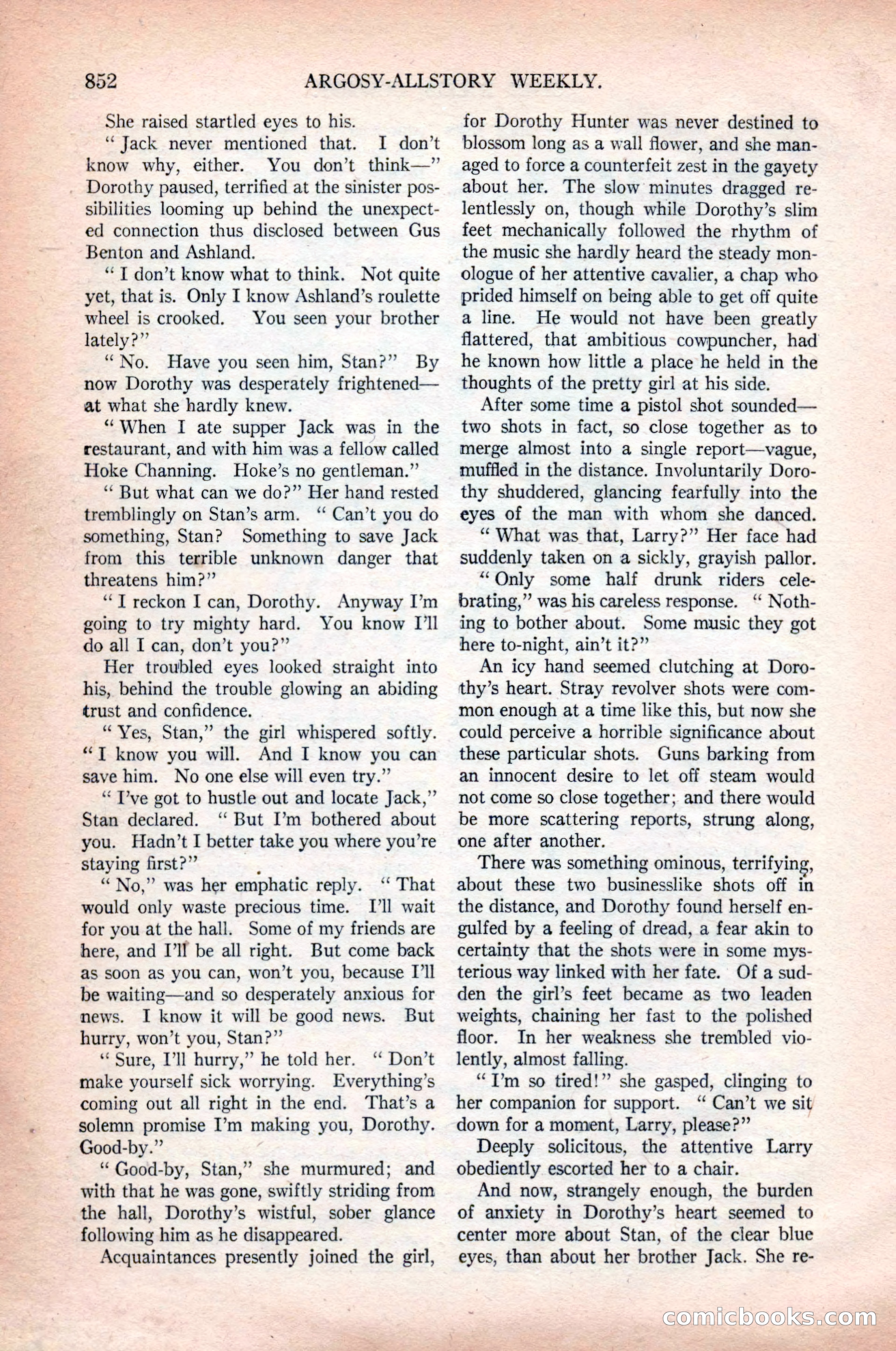 Argosy All-Story Weekly, October 31, 1925 — page 56 of 166