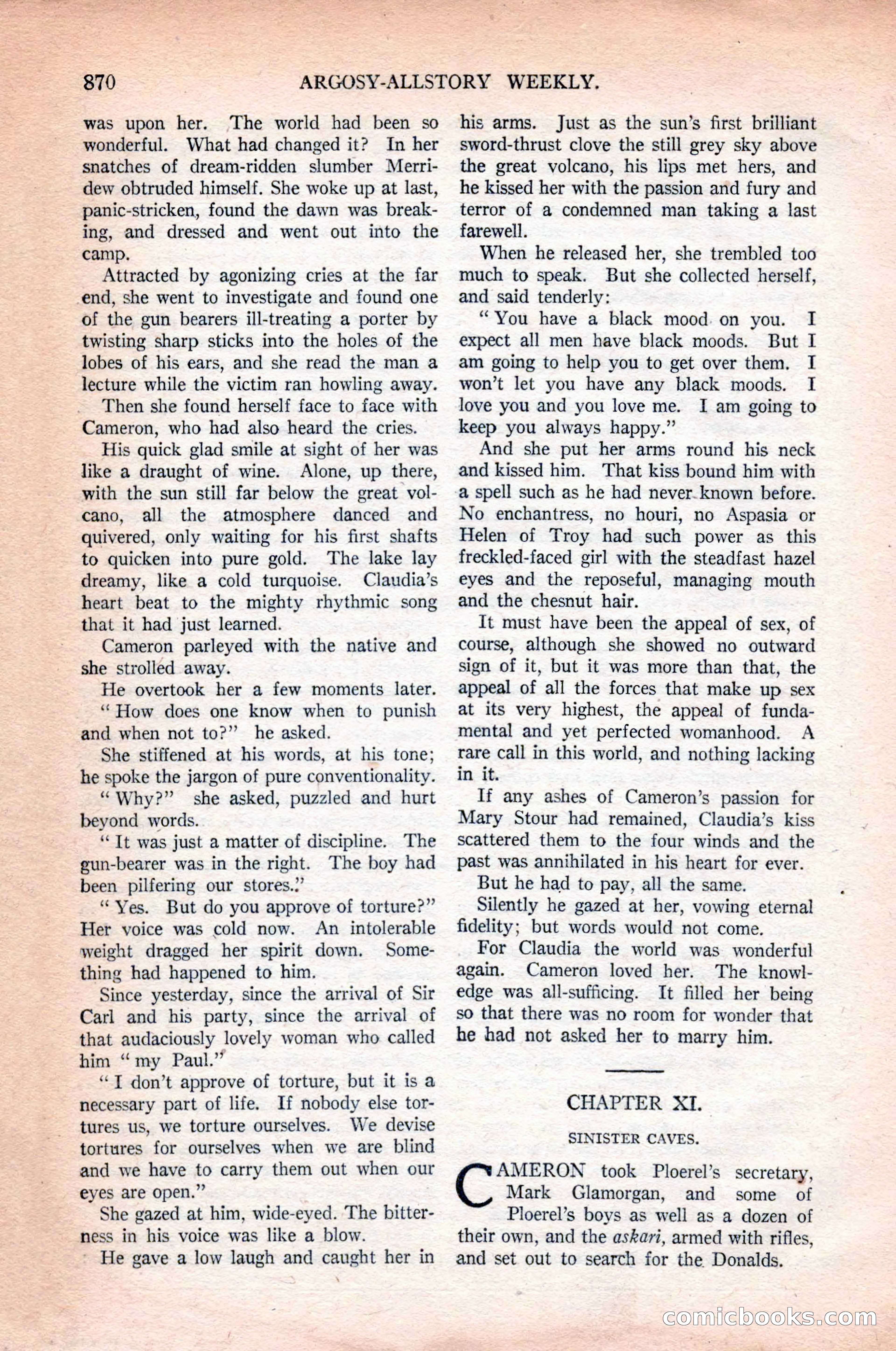 Argosy All-Story Weekly, October 31, 1925 — page 74 of 166