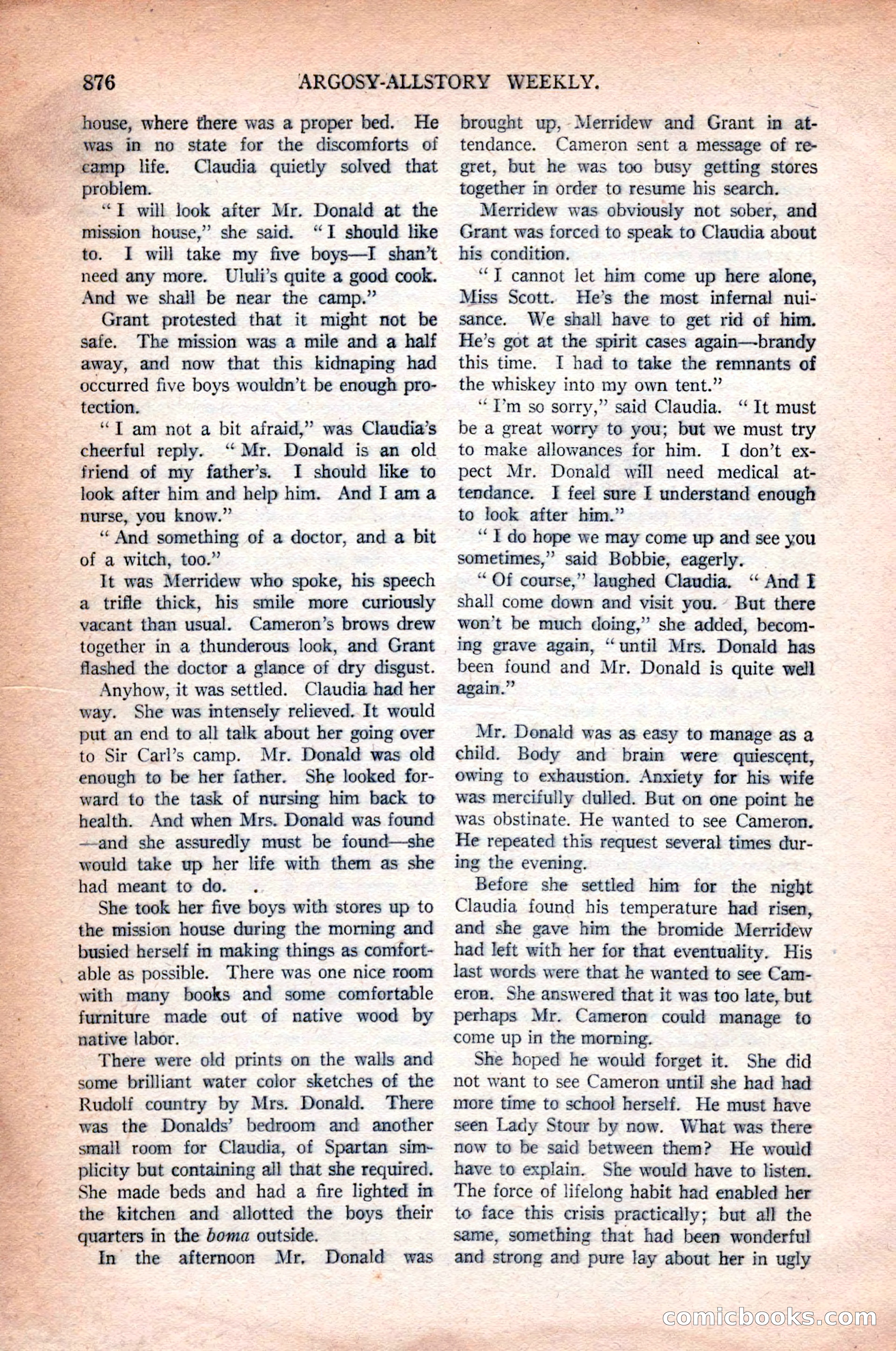 Argosy All-Story Weekly, October 31, 1925 — page 80 of 166