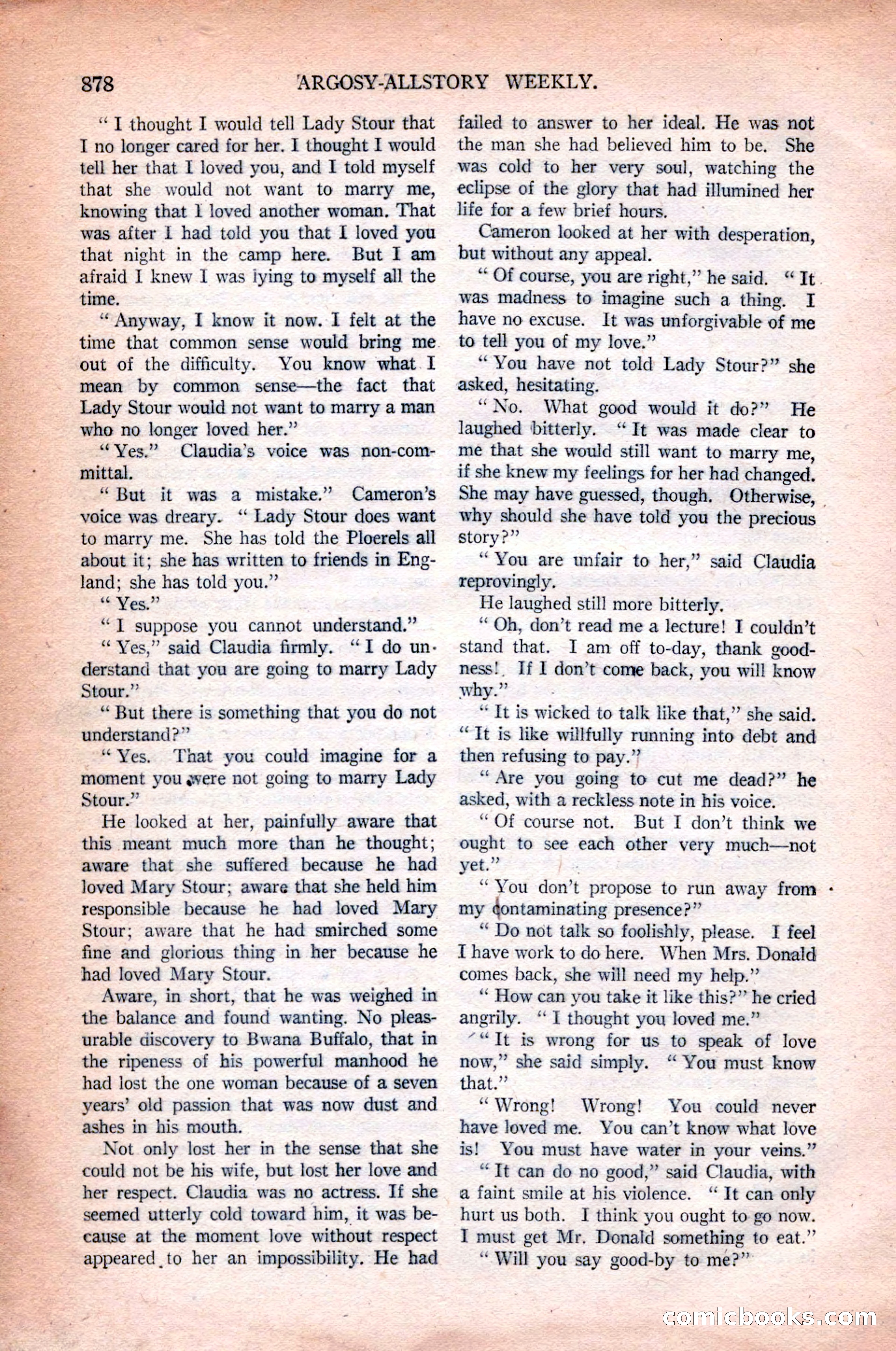 Argosy All-Story Weekly, October 31, 1925 — page 82 of 166