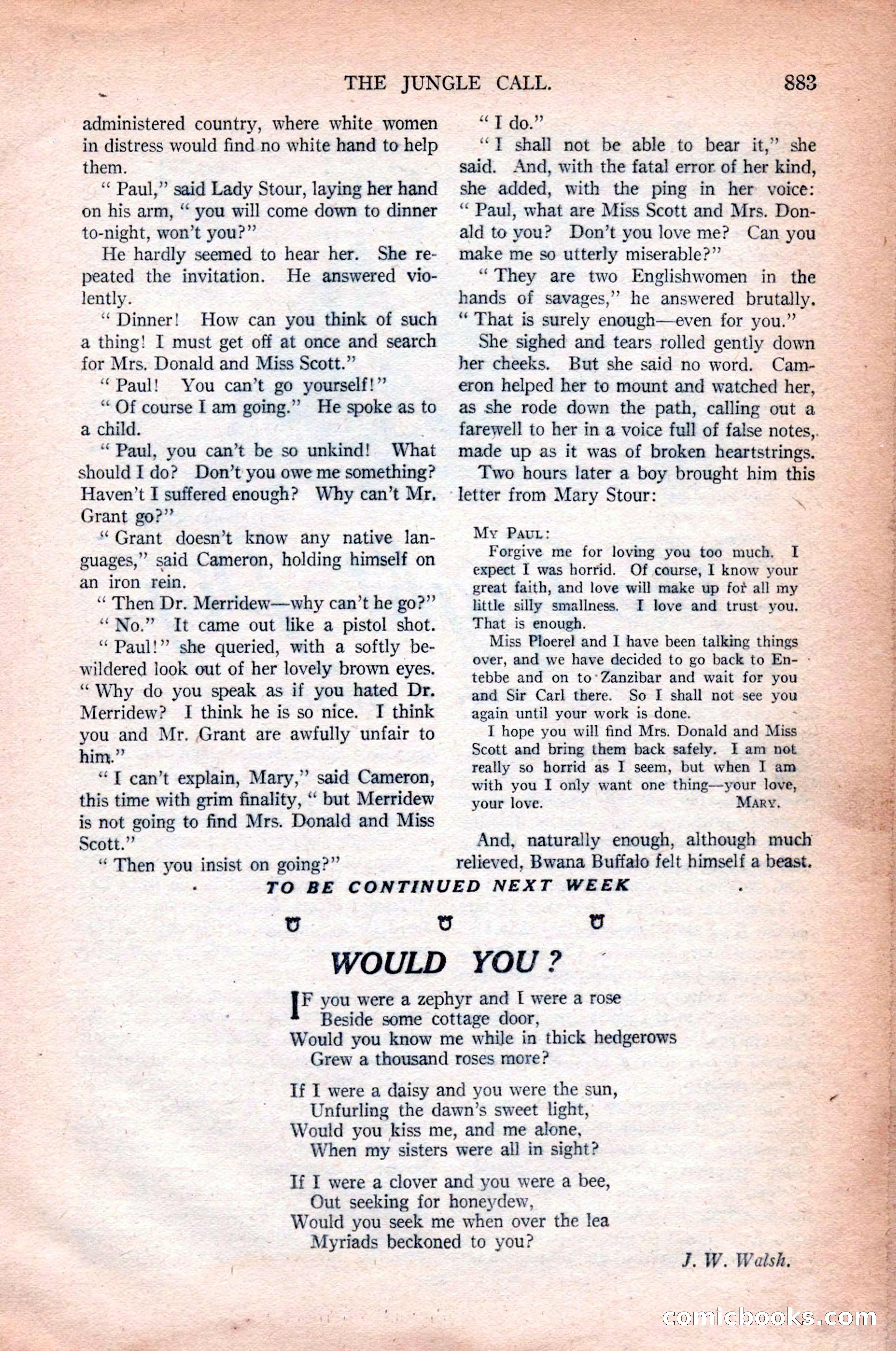 Argosy All-Story Weekly, October 31, 1925 — page 87 of 166