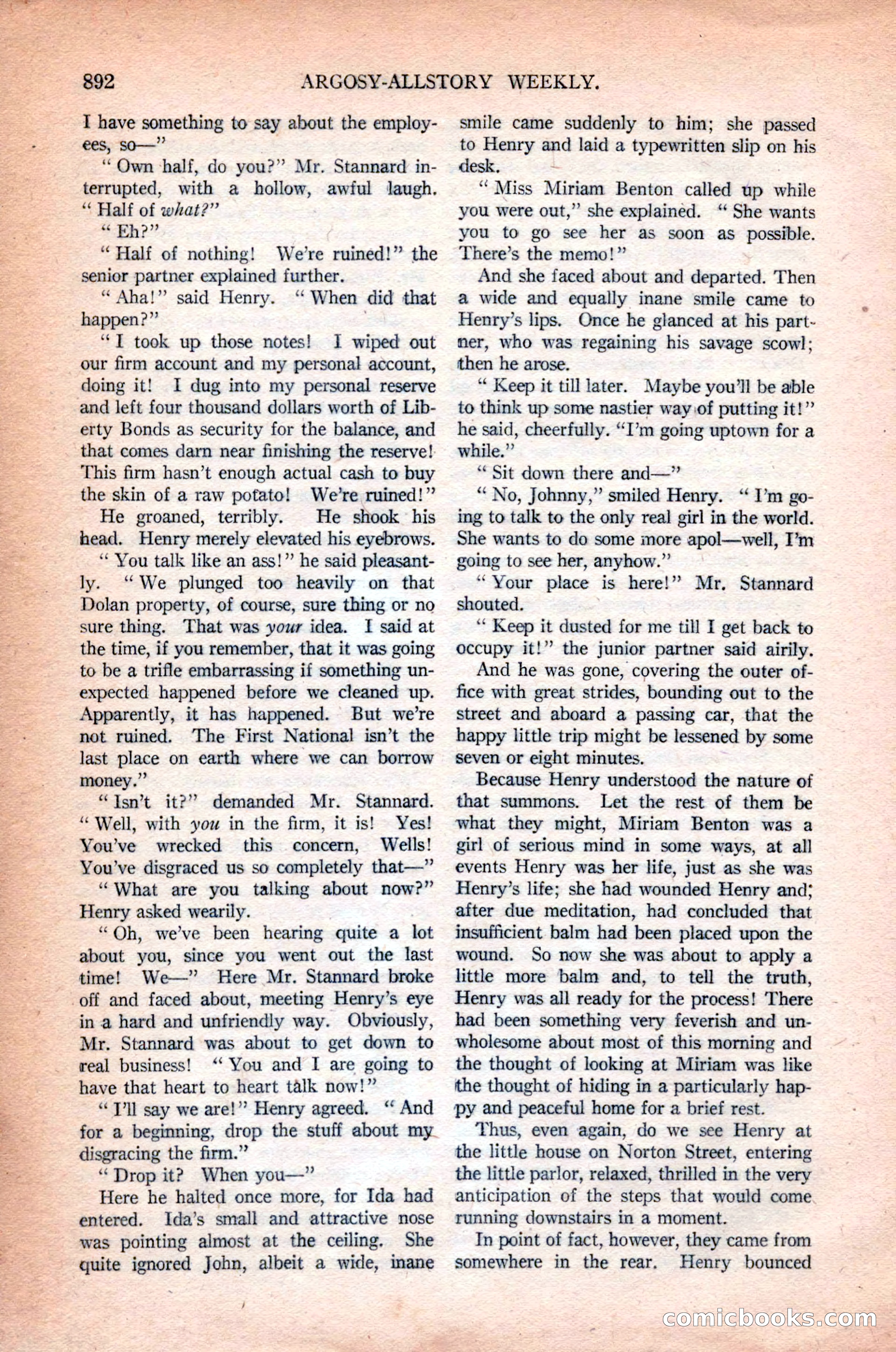 Argosy All-Story Weekly, October 31, 1925 — page 96 of 166
