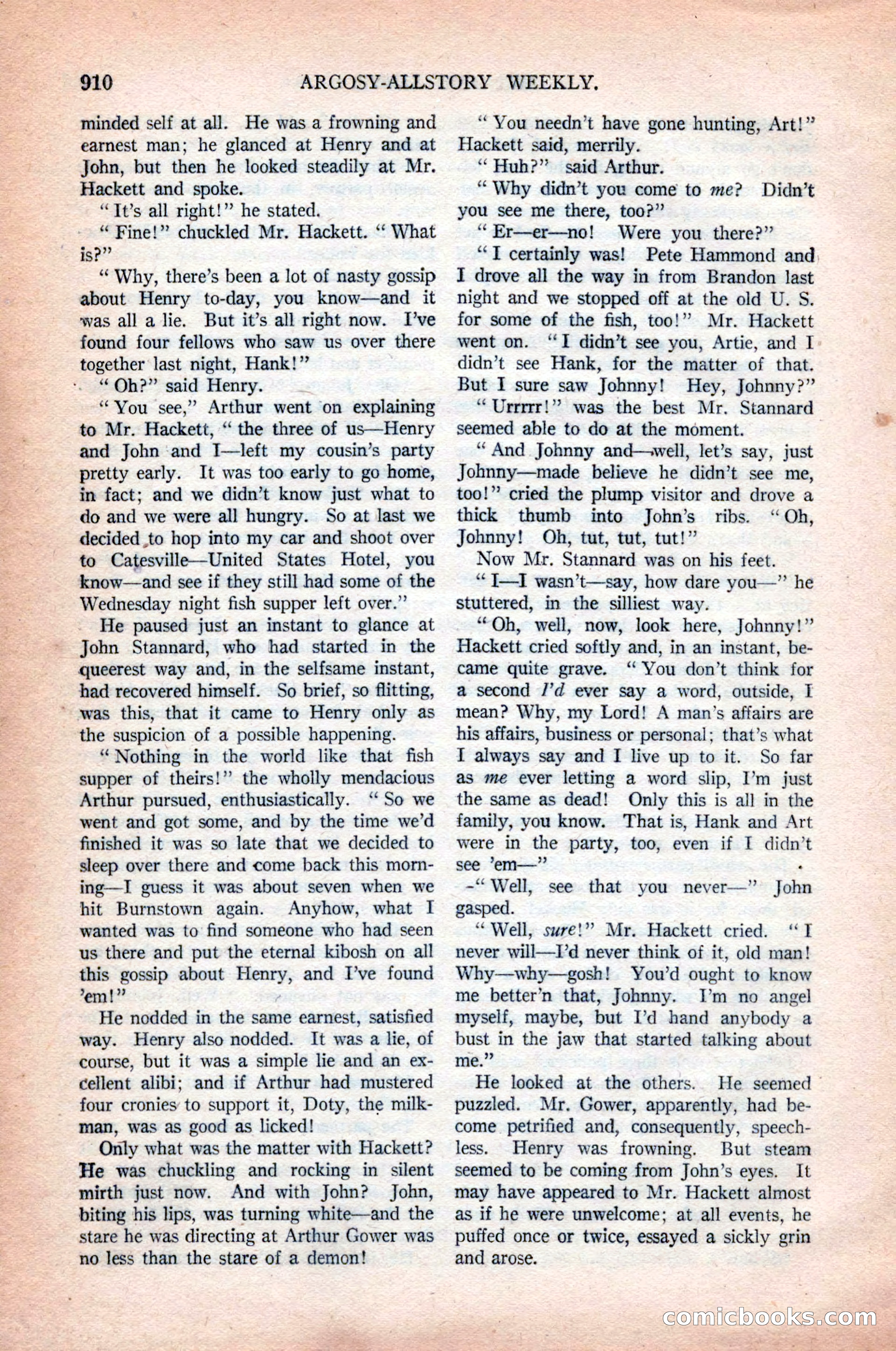 Argosy All-Story Weekly, October 31, 1925 — page 114 of 166
