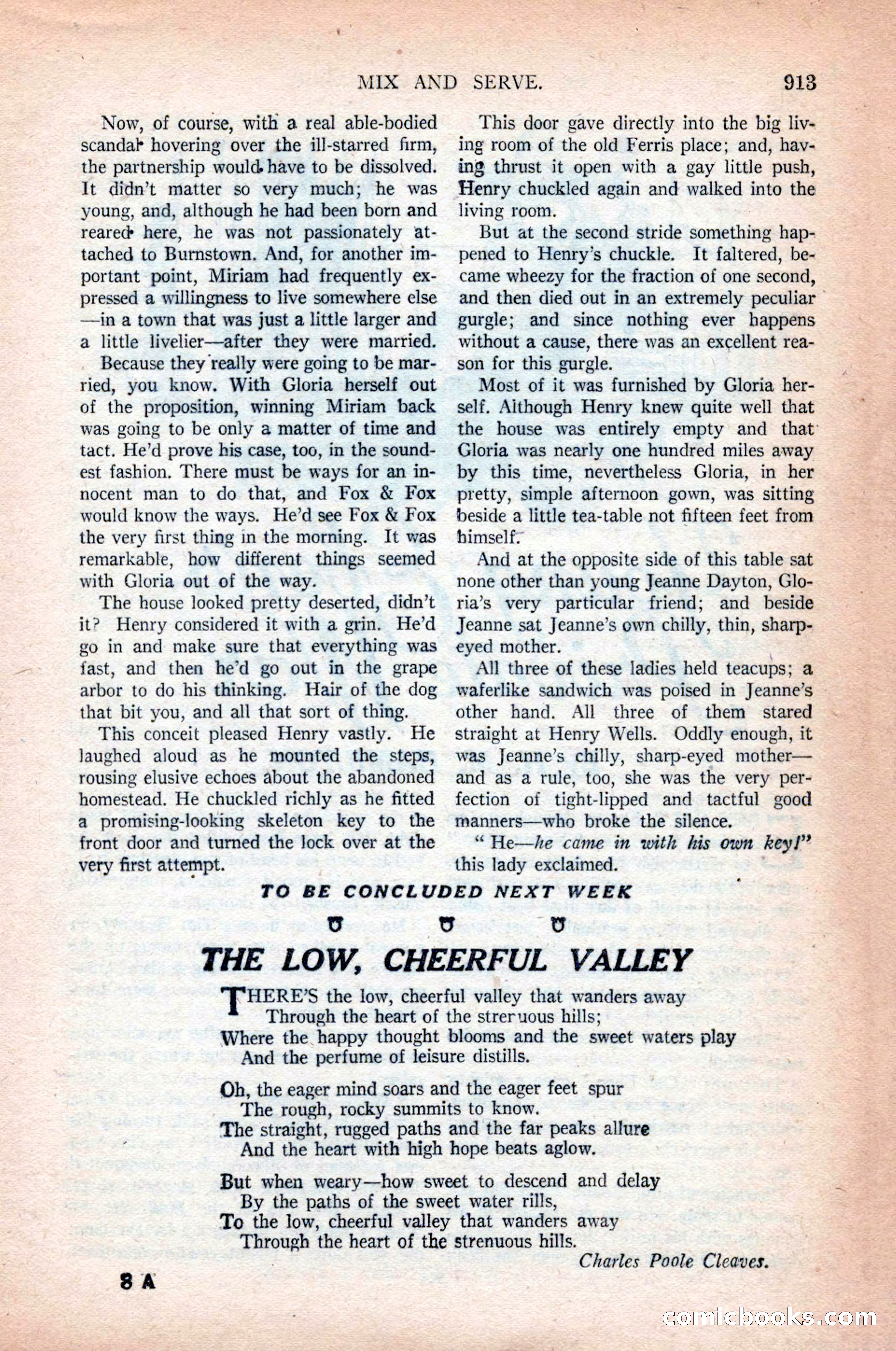 Argosy All-Story Weekly, October 31, 1925 — page 117 of 166
