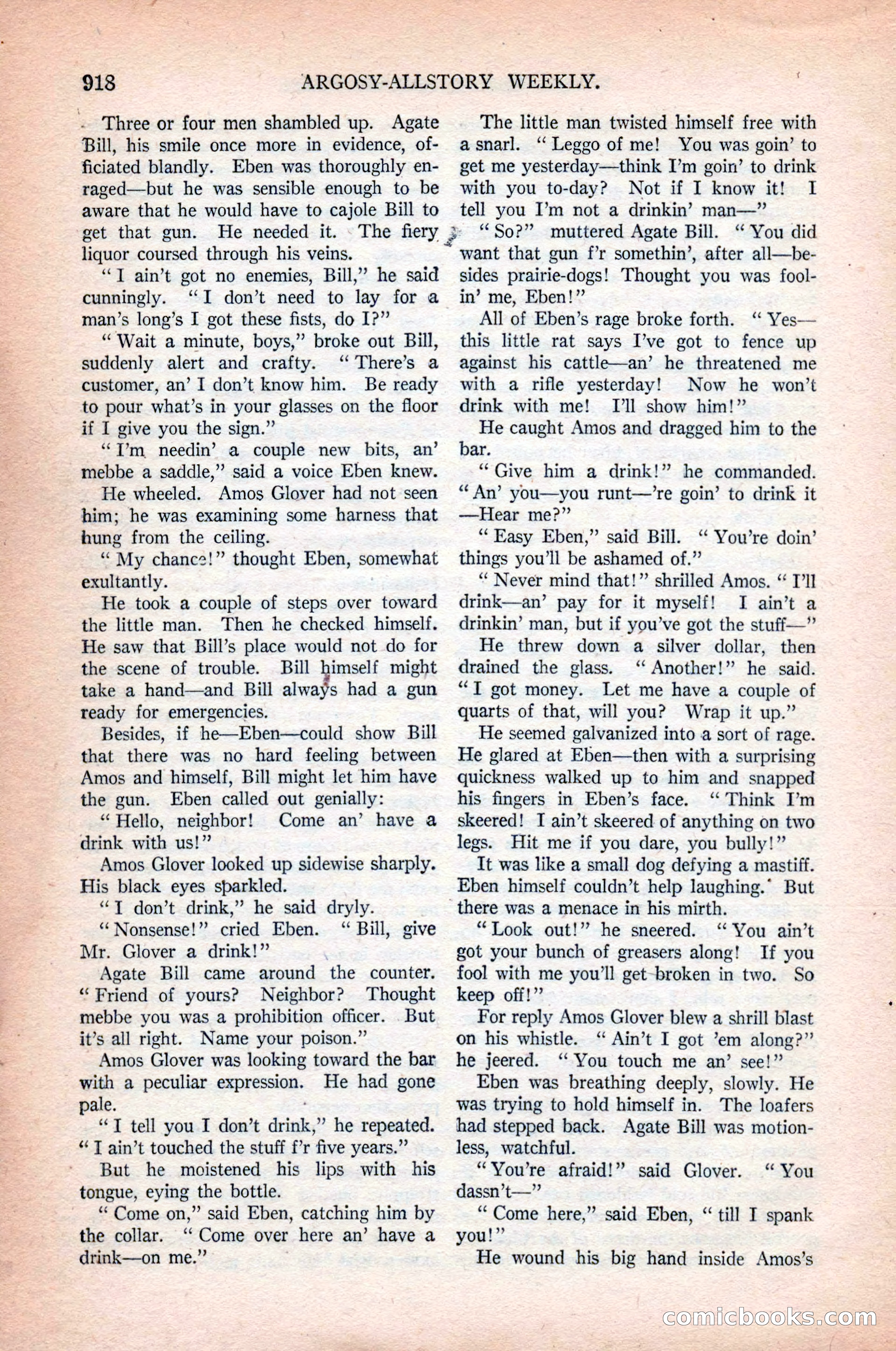 Argosy All-Story Weekly, October 31, 1925 — page 122 of 166