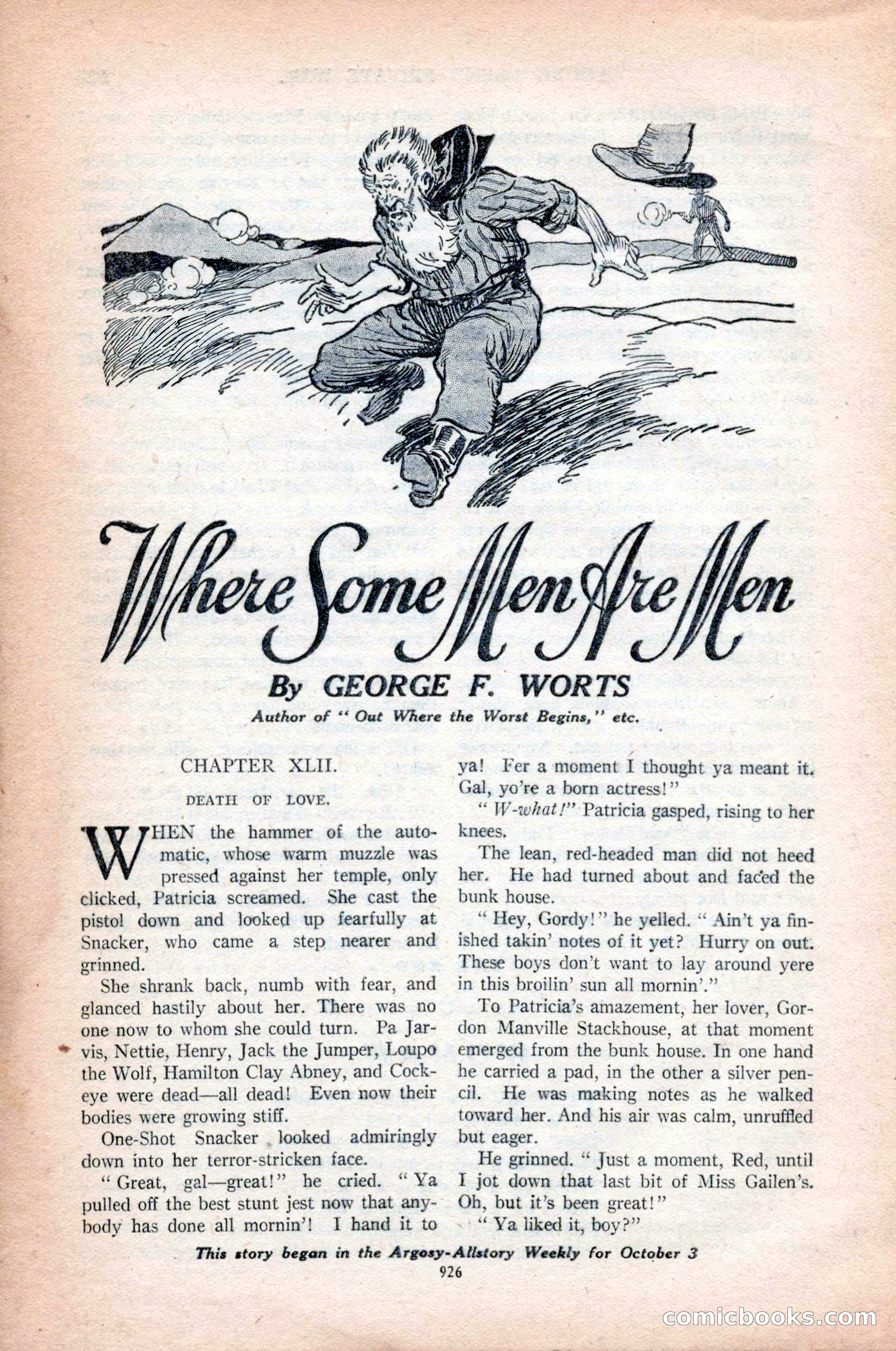 Argosy All-Story Weekly, October 31, 1925 — page 130 of 166