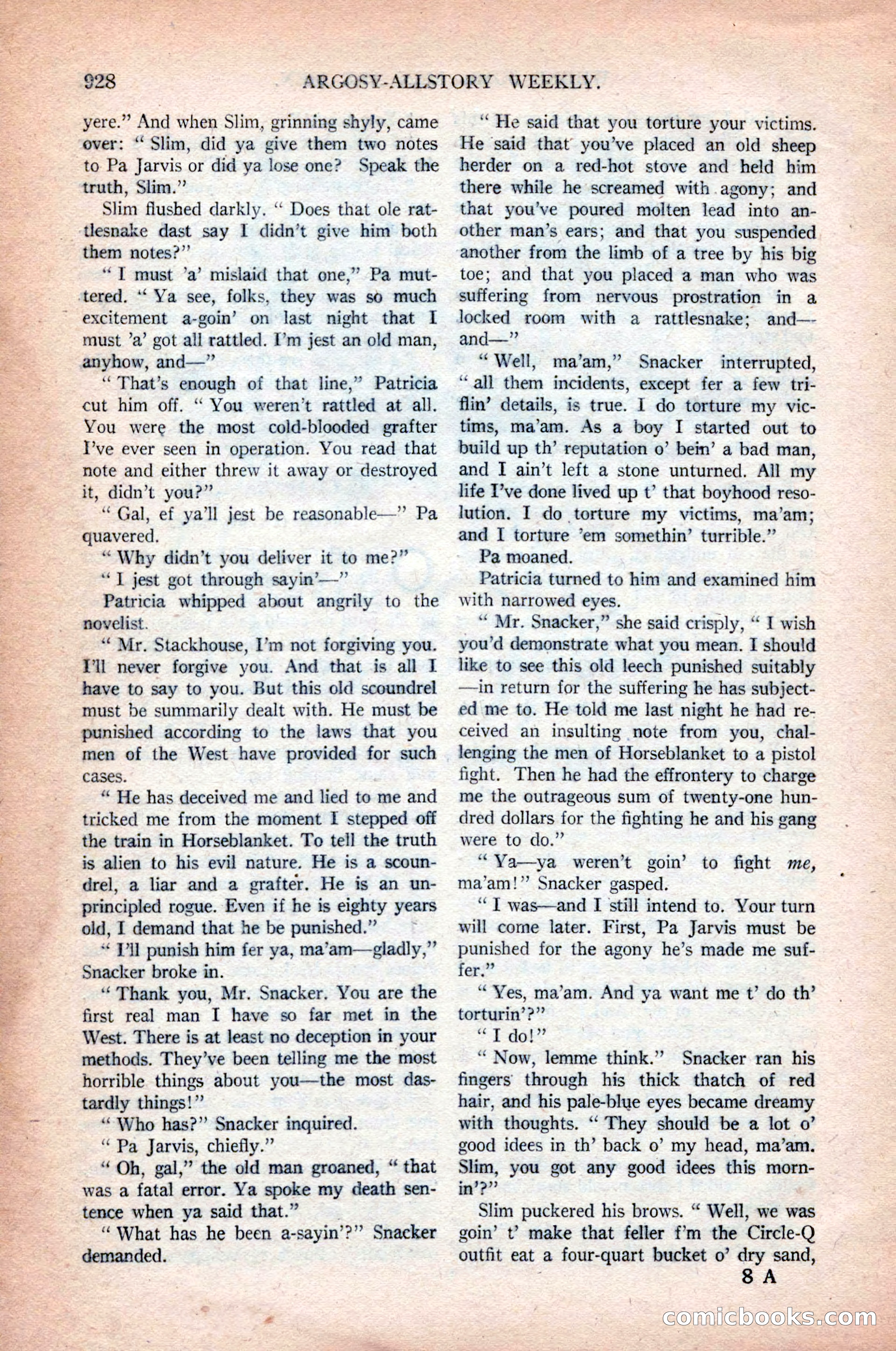 Argosy All-Story Weekly, October 31, 1925 — page 132 of 166