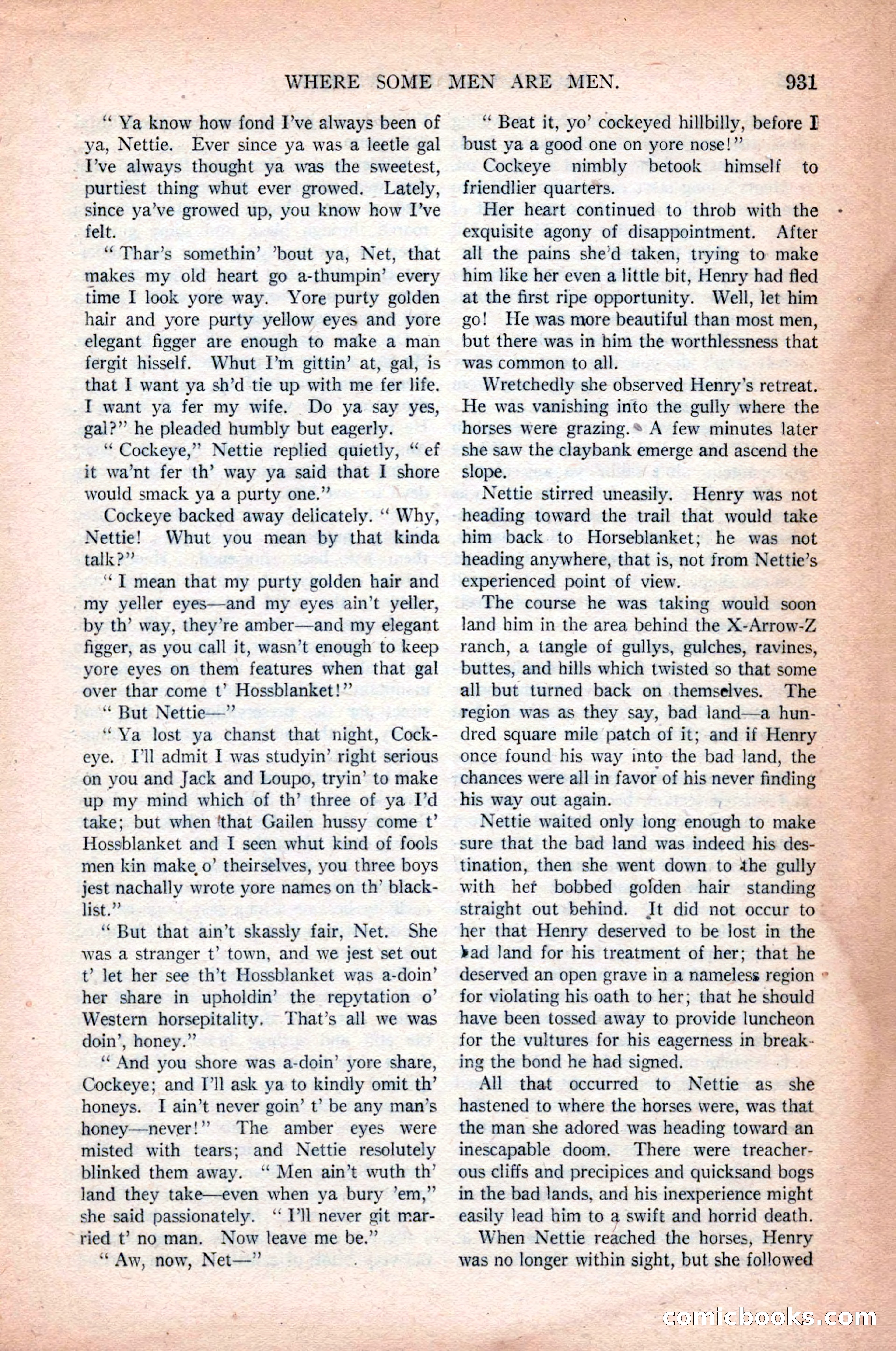 Argosy All-Story Weekly, October 31, 1925 — page 135 of 166