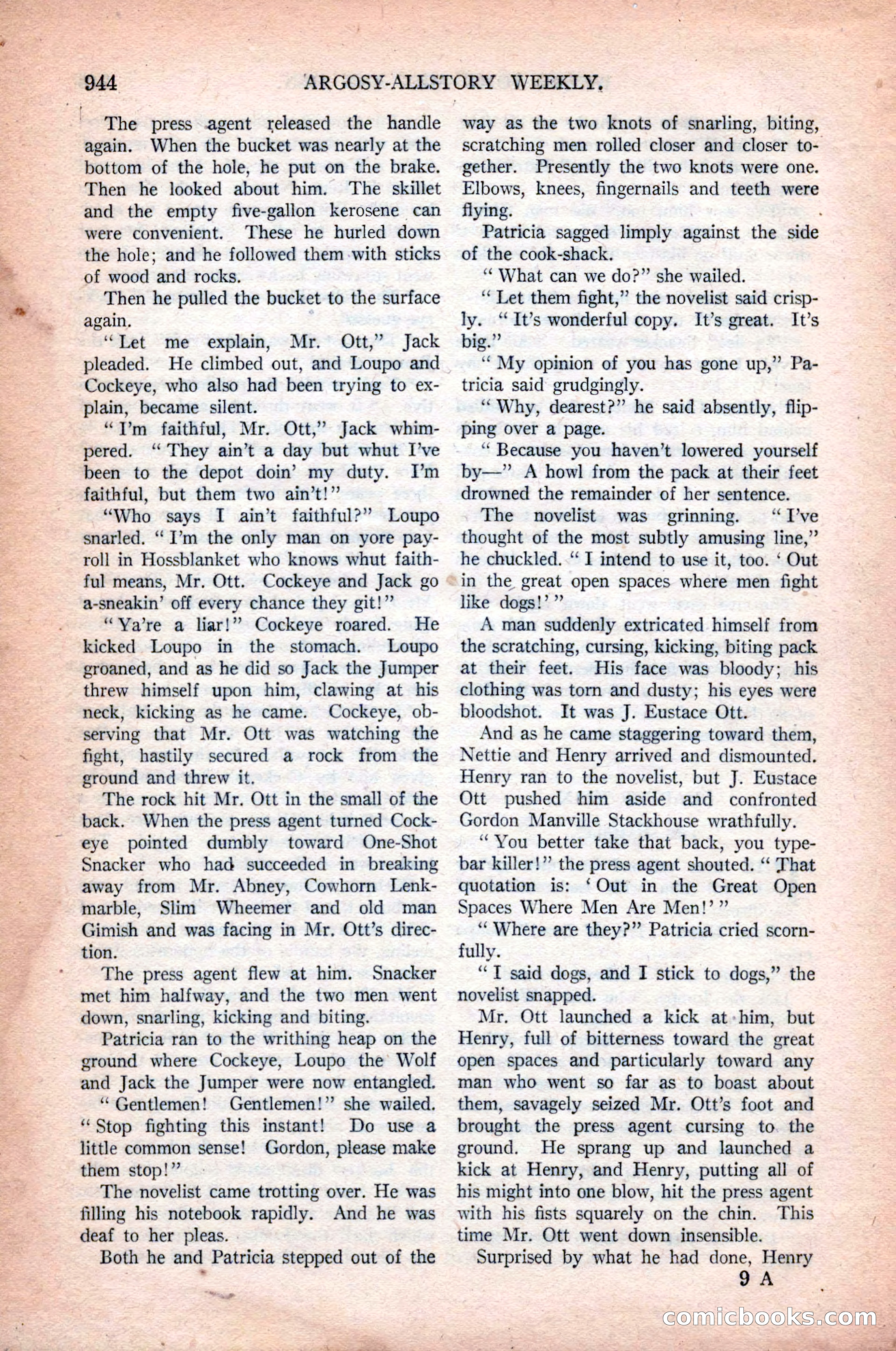Argosy All-Story Weekly, October 31, 1925 — page 148 of 166