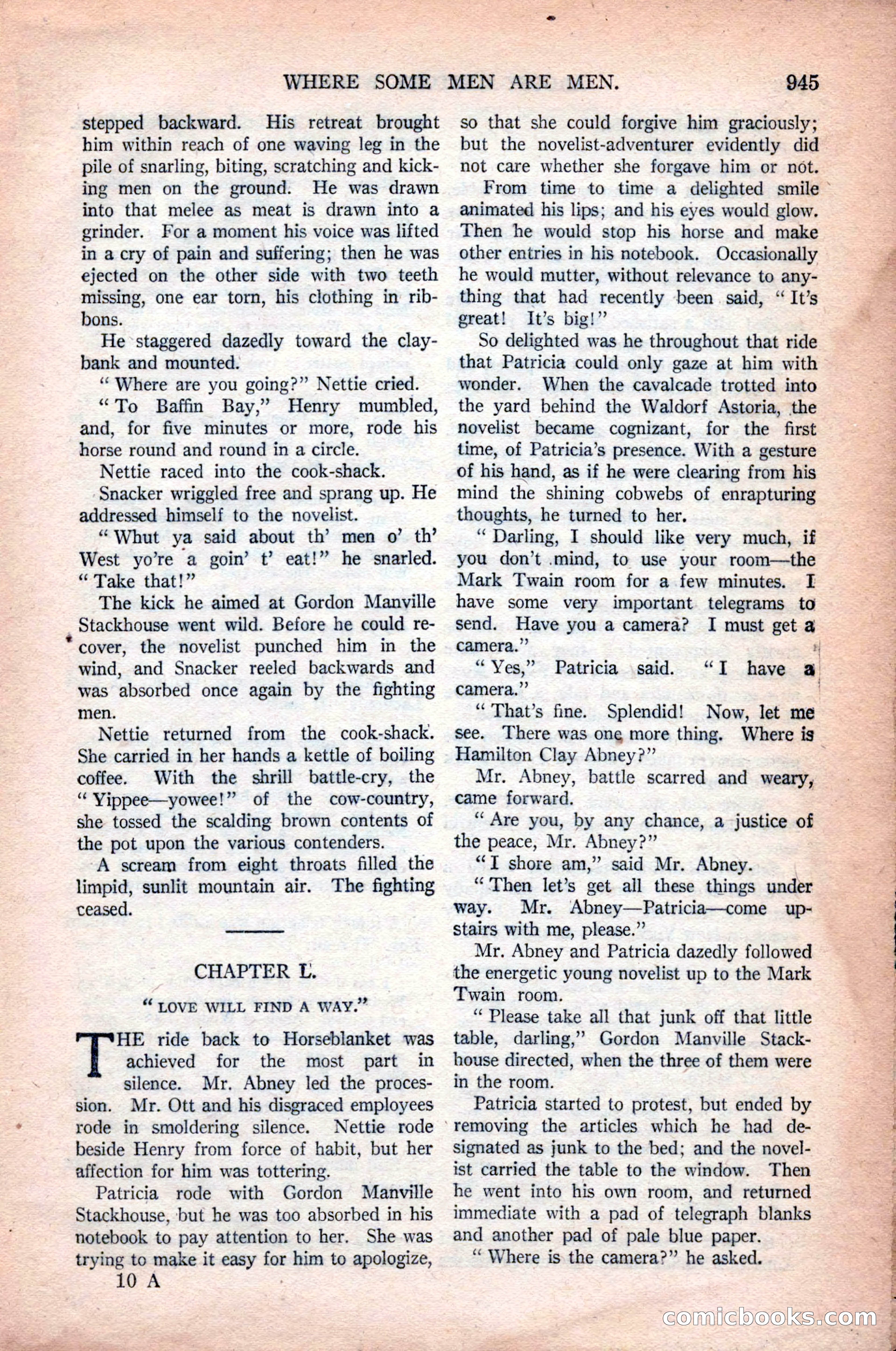 Argosy All-Story Weekly, October 31, 1925 — page 149 of 166