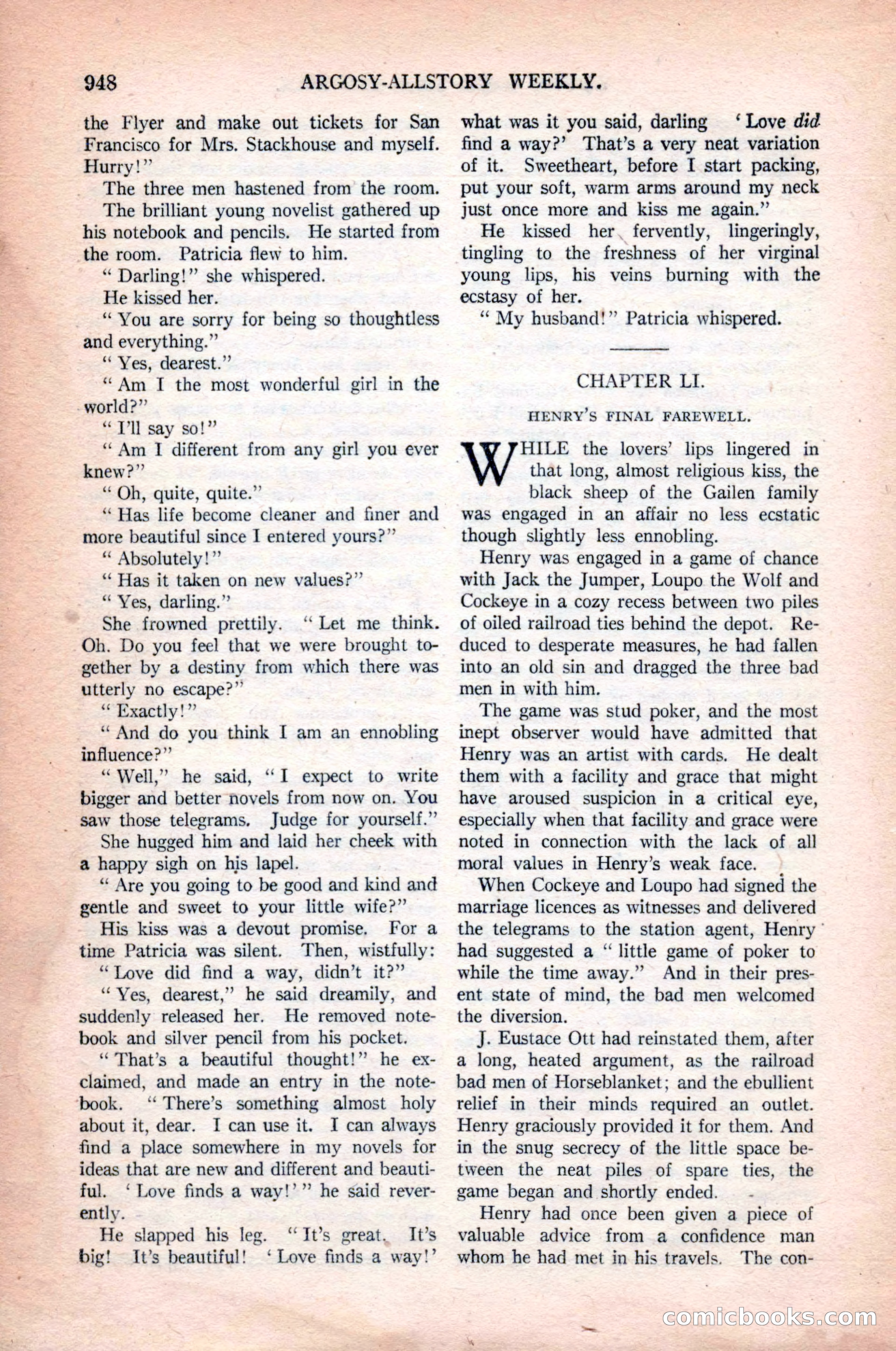 Argosy All-Story Weekly, October 31, 1925 — page 152 of 166