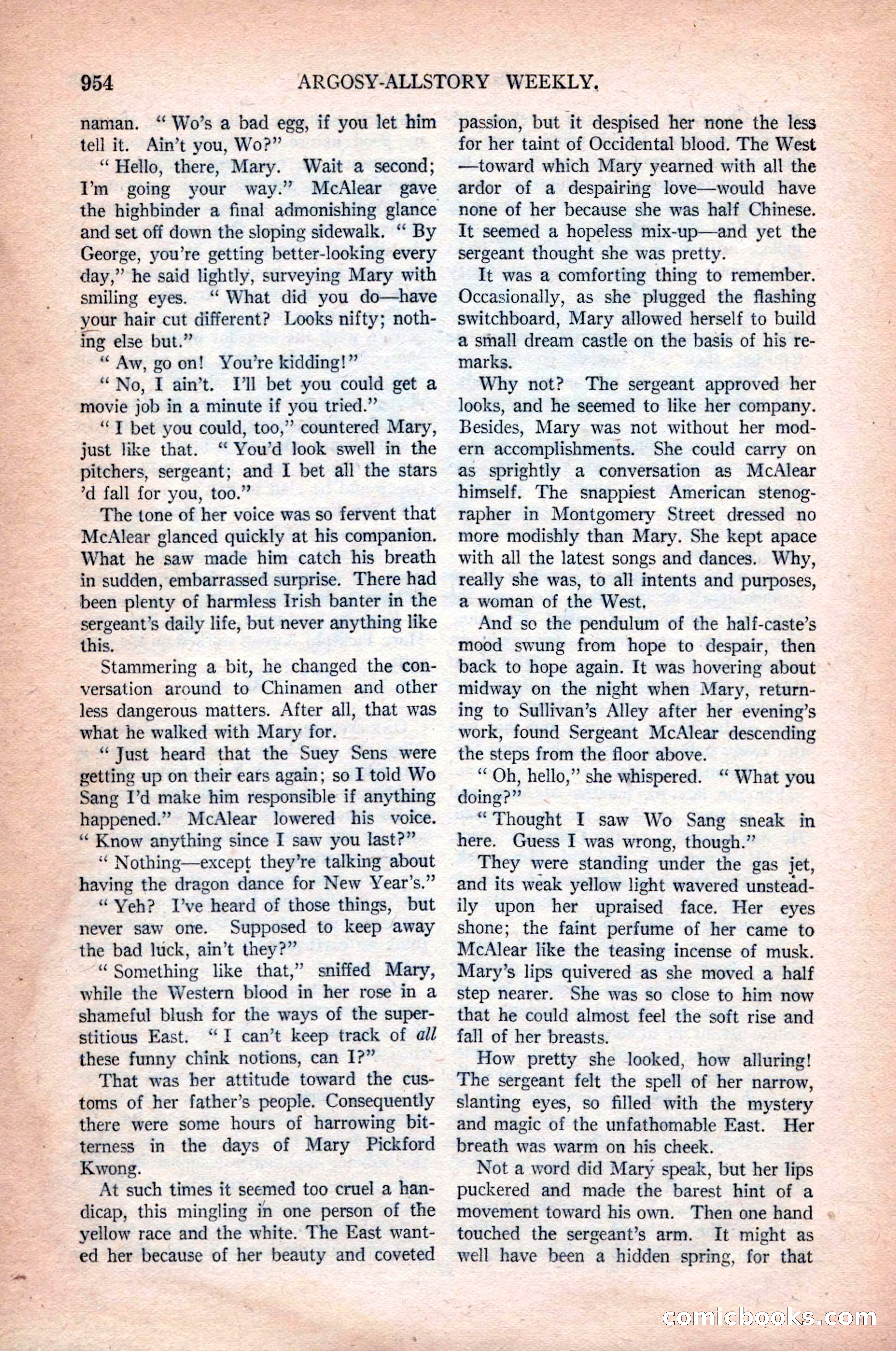 Argosy All-Story Weekly, October 31, 1925 — page 158 of 166