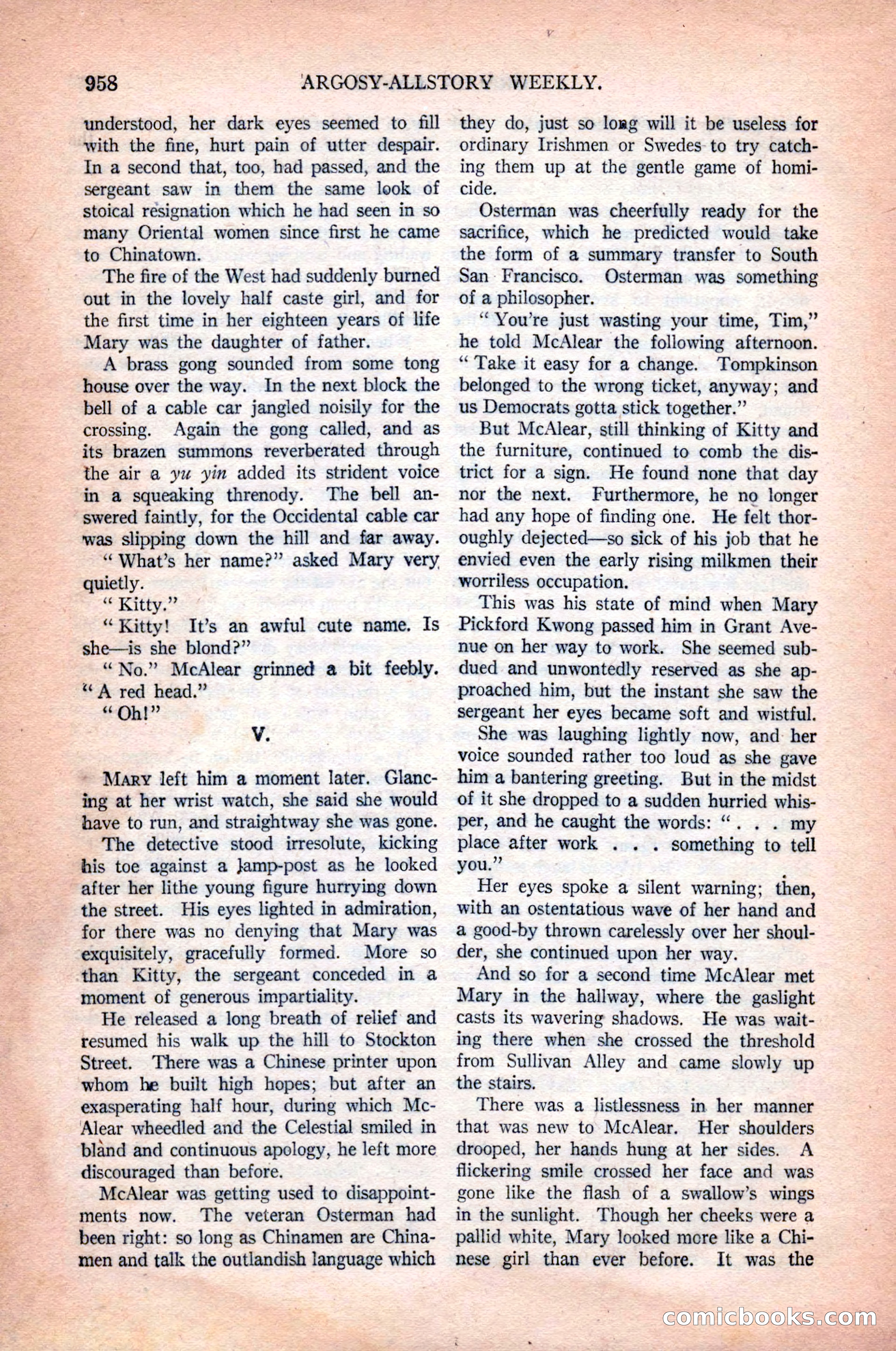 Argosy All-Story Weekly, October 31, 1925 — page 162 of 166