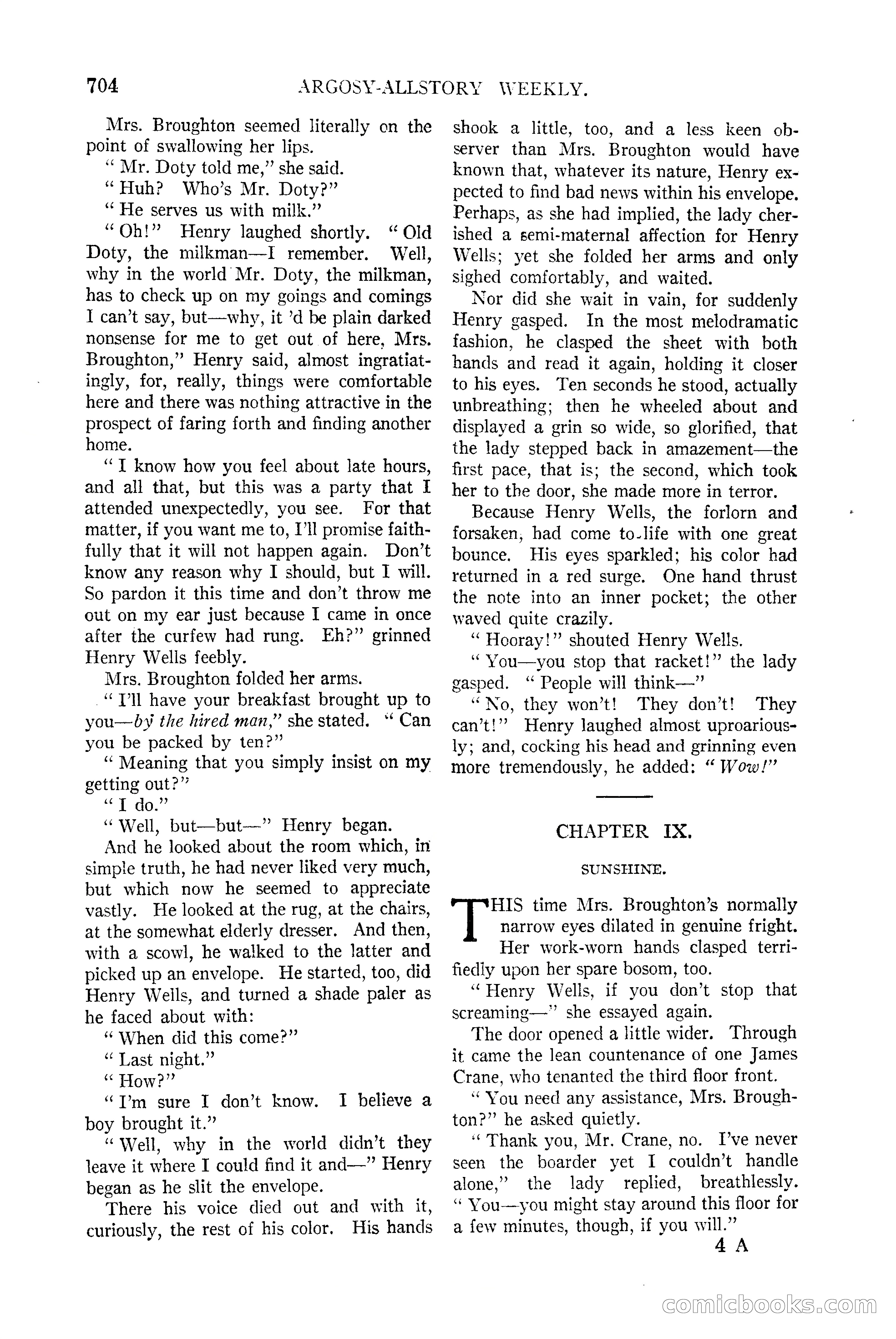 Argosy All-Story Weekly — page 72 of 170
