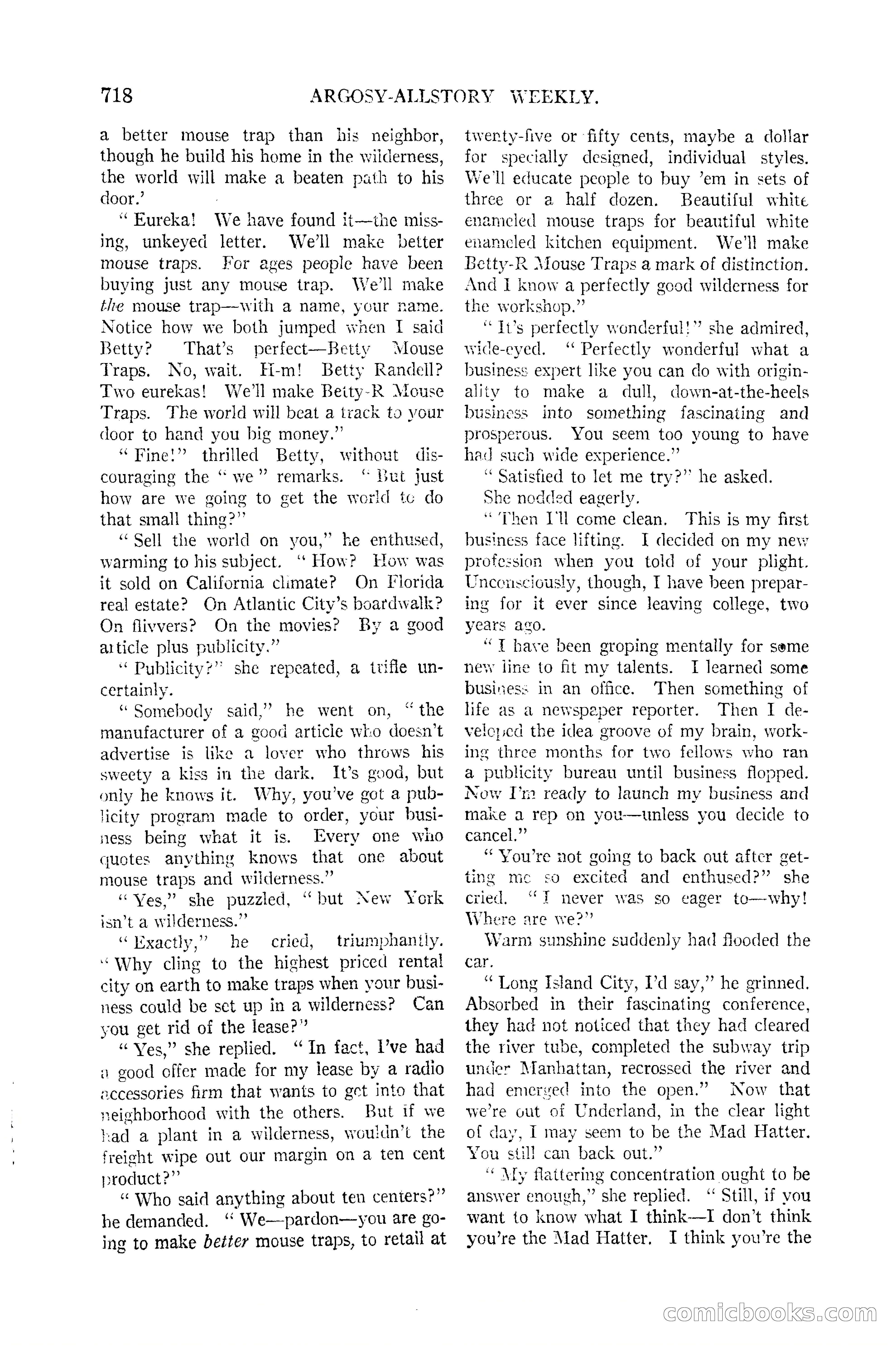 Argosy All-Story Weekly — page 86 of 170
