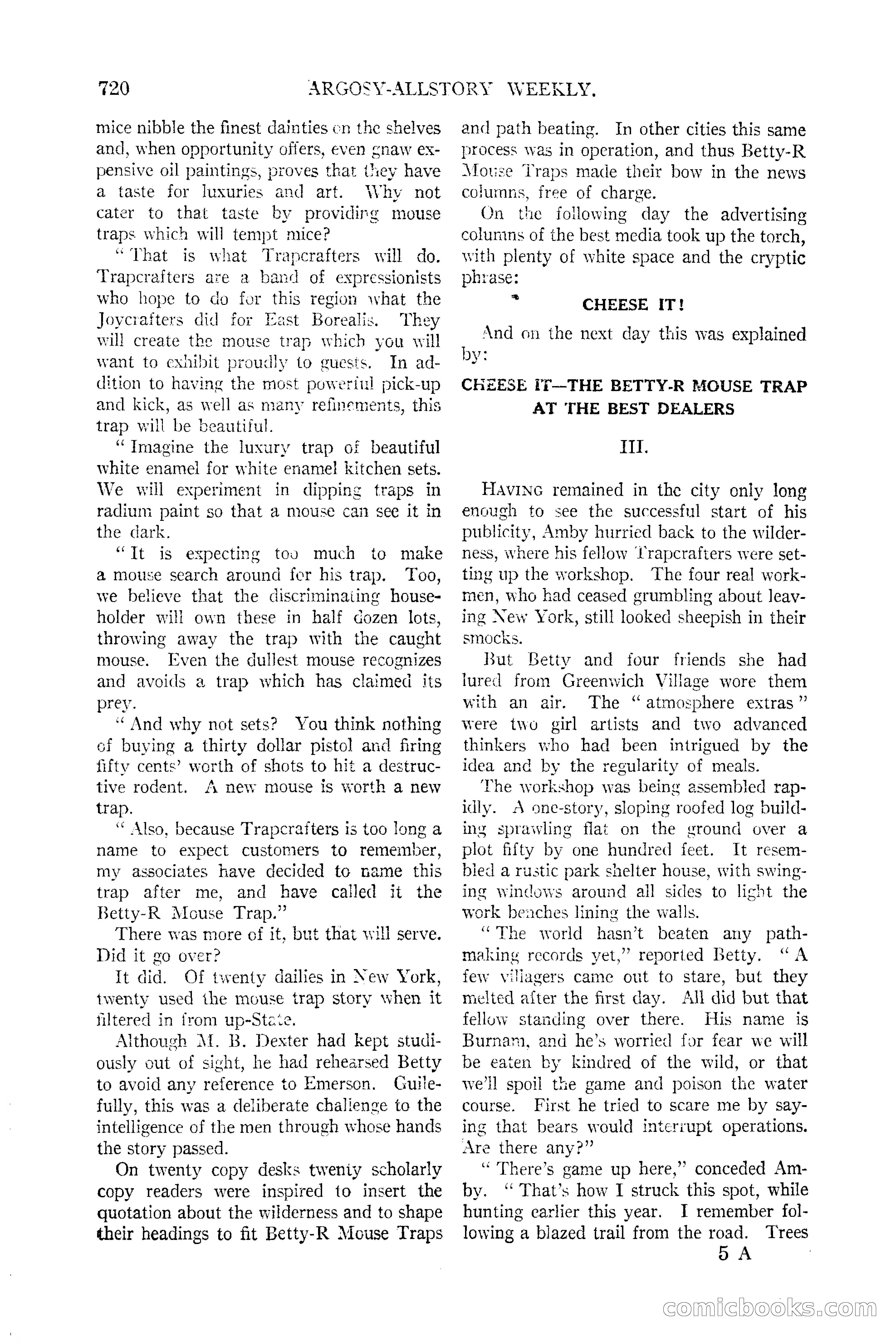 Argosy All-Story Weekly — page 88 of 170