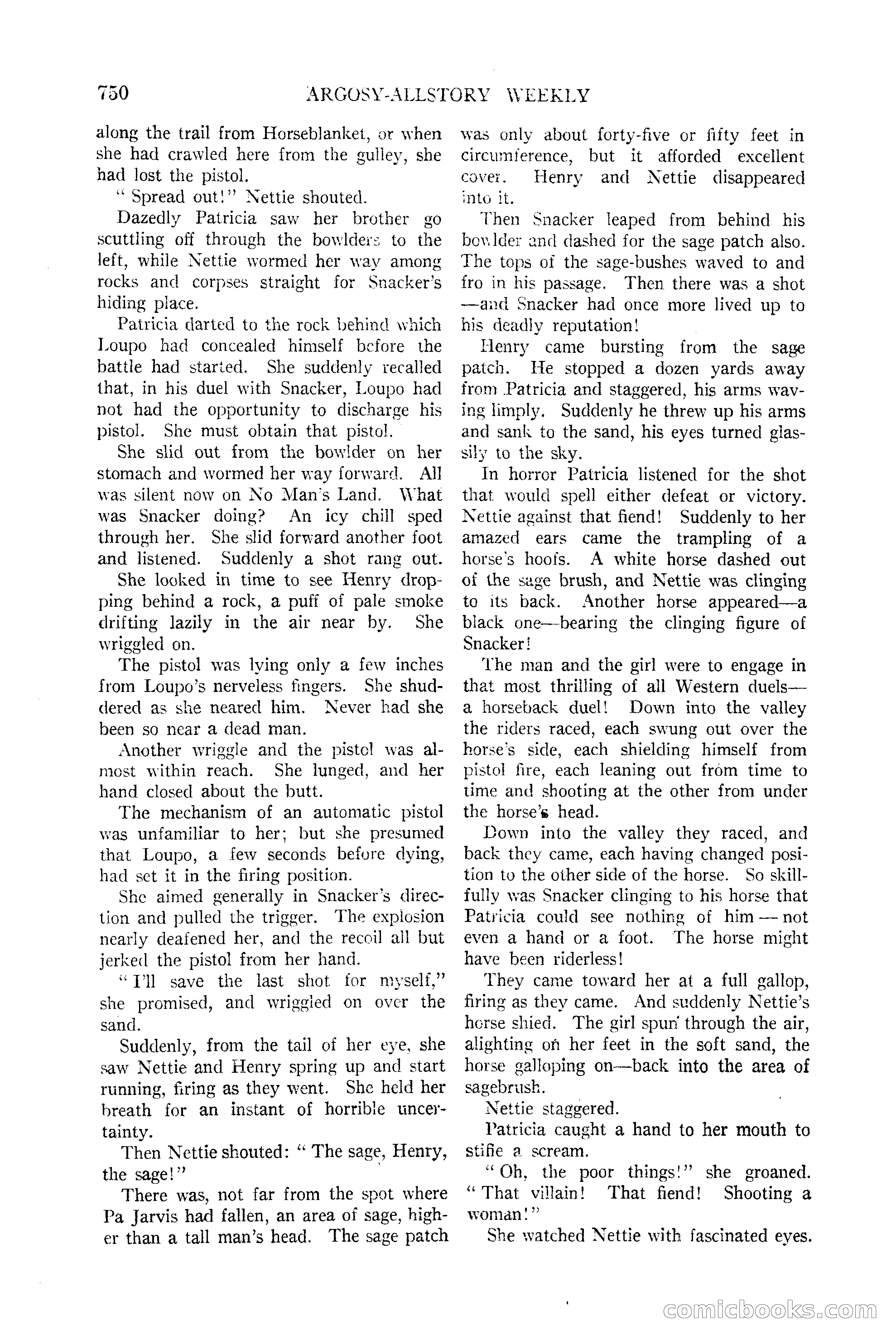 Argosy All-Story Weekly — page 118 of 170