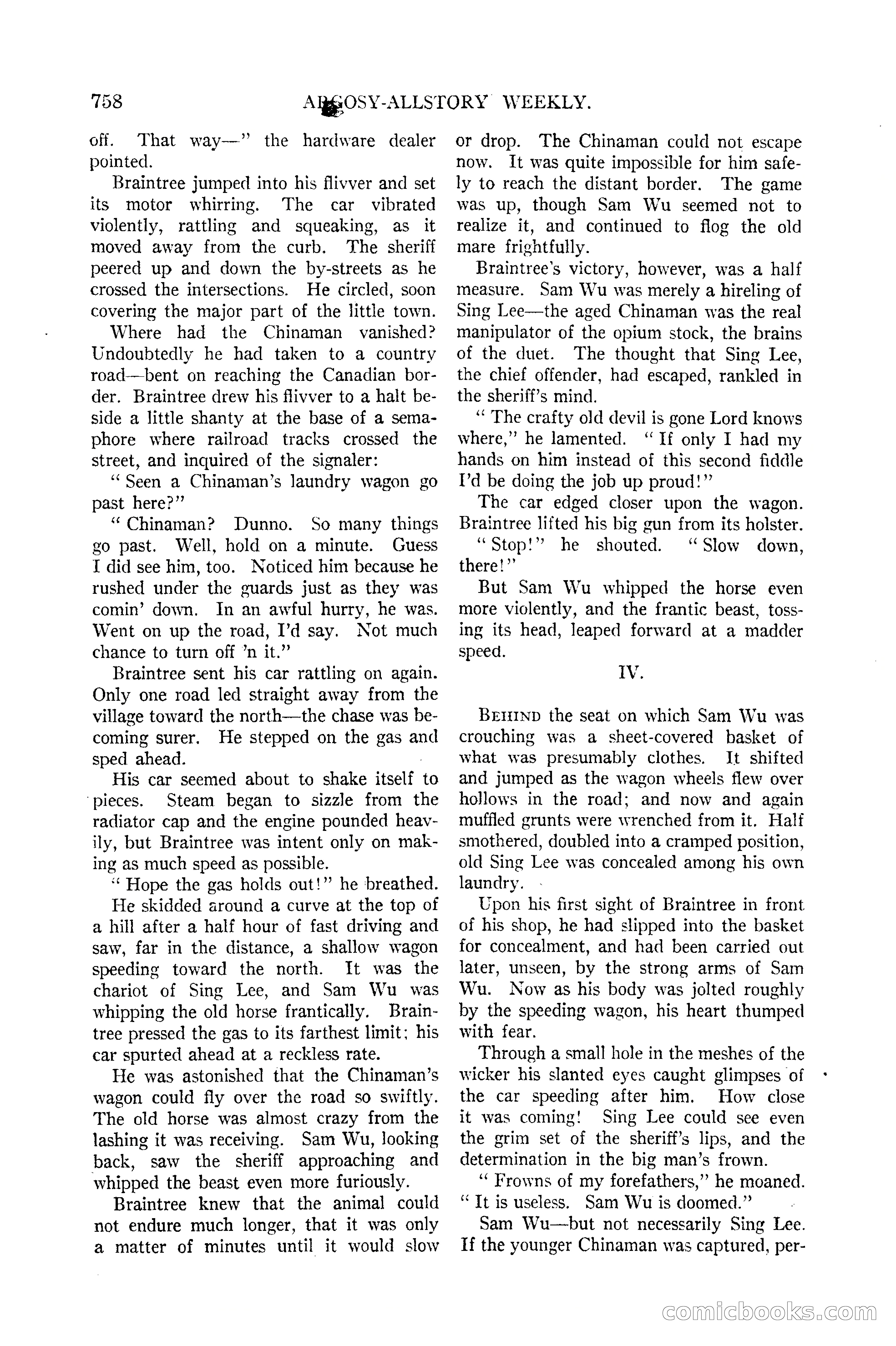 Argosy All-Story Weekly — page 126 of 170