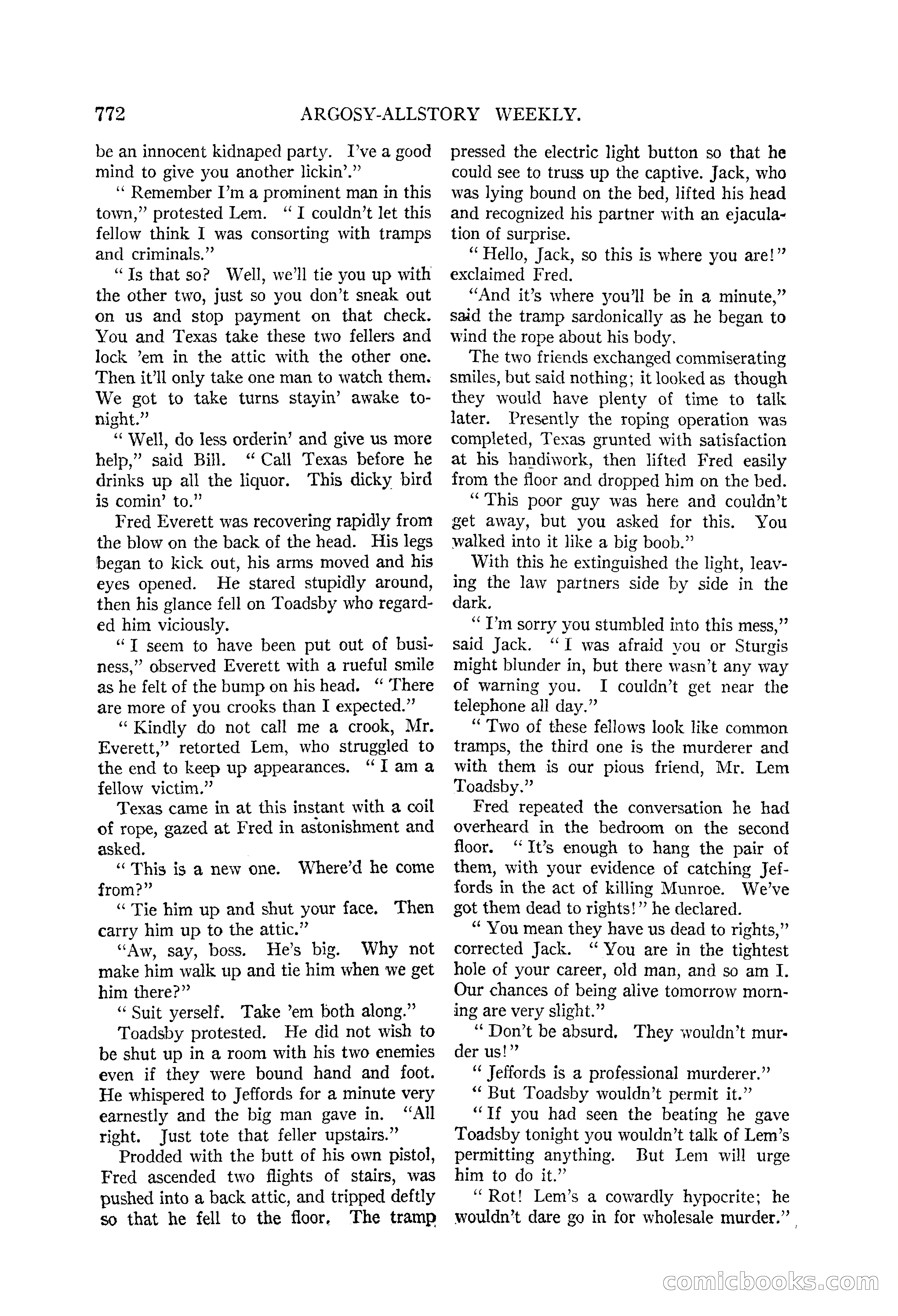 Argosy All-Story Weekly — page 140 of 170
