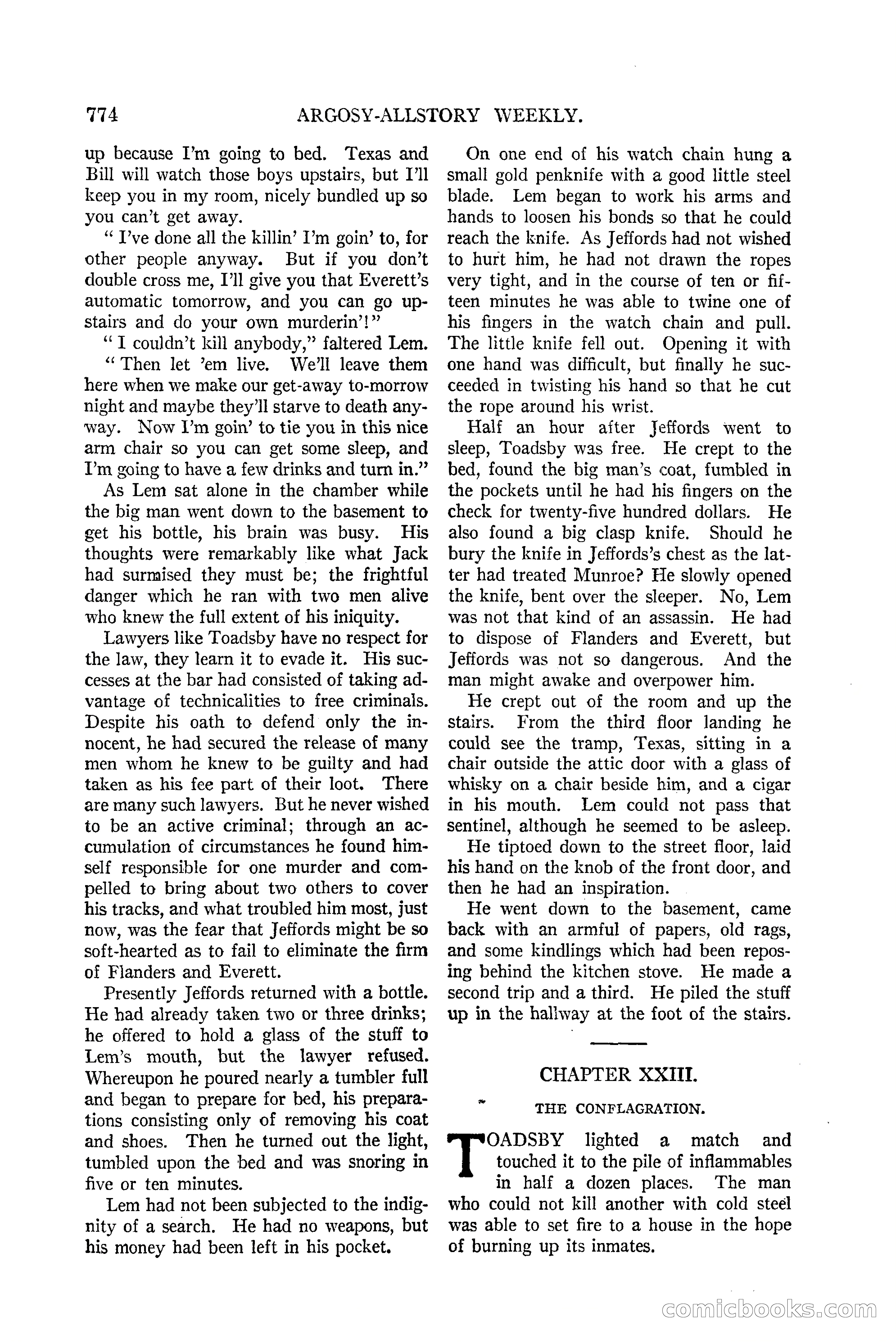 Argosy All-Story Weekly — page 142 of 170